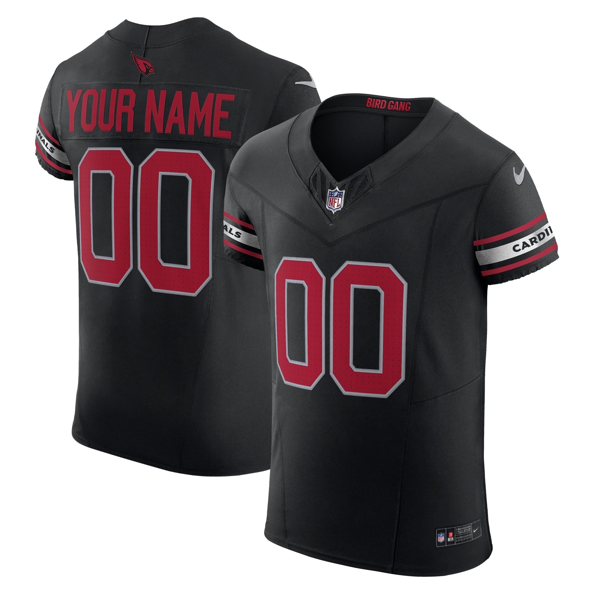Arizona Cardinals Jersey Gool - Vapor F.U.S.E. Elite Customized Replica Jersey - Black