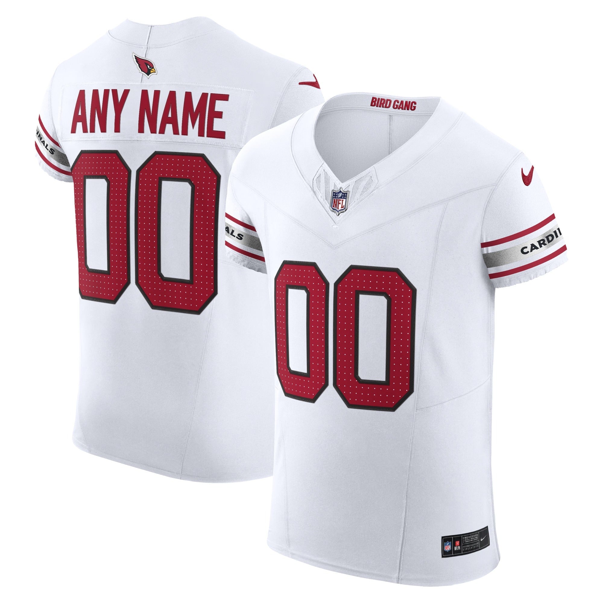 Arizona Cardinals Jersey Gool - Vapor F.U.S.E. Elite Customized Replica Jersey - White