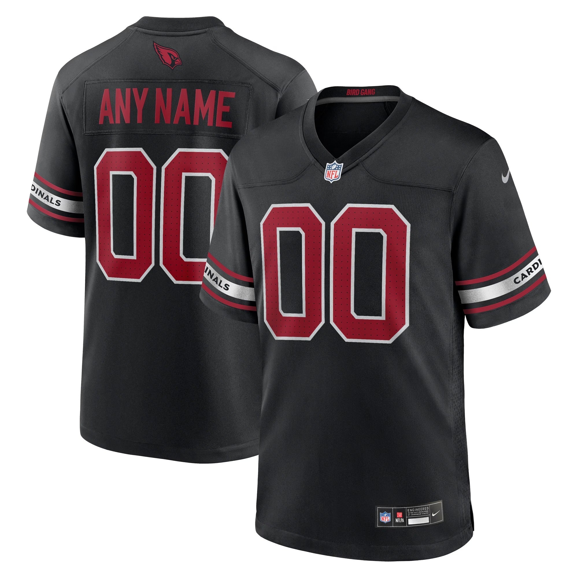 Arizona Cardinals Jersey Gool - Alternate Customized Game Replica Jersey - Black