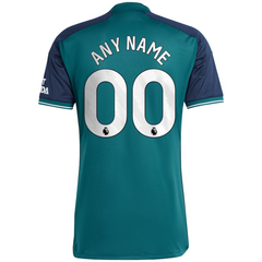 Arsenal 2023/24 Third Custom Jersey - Green