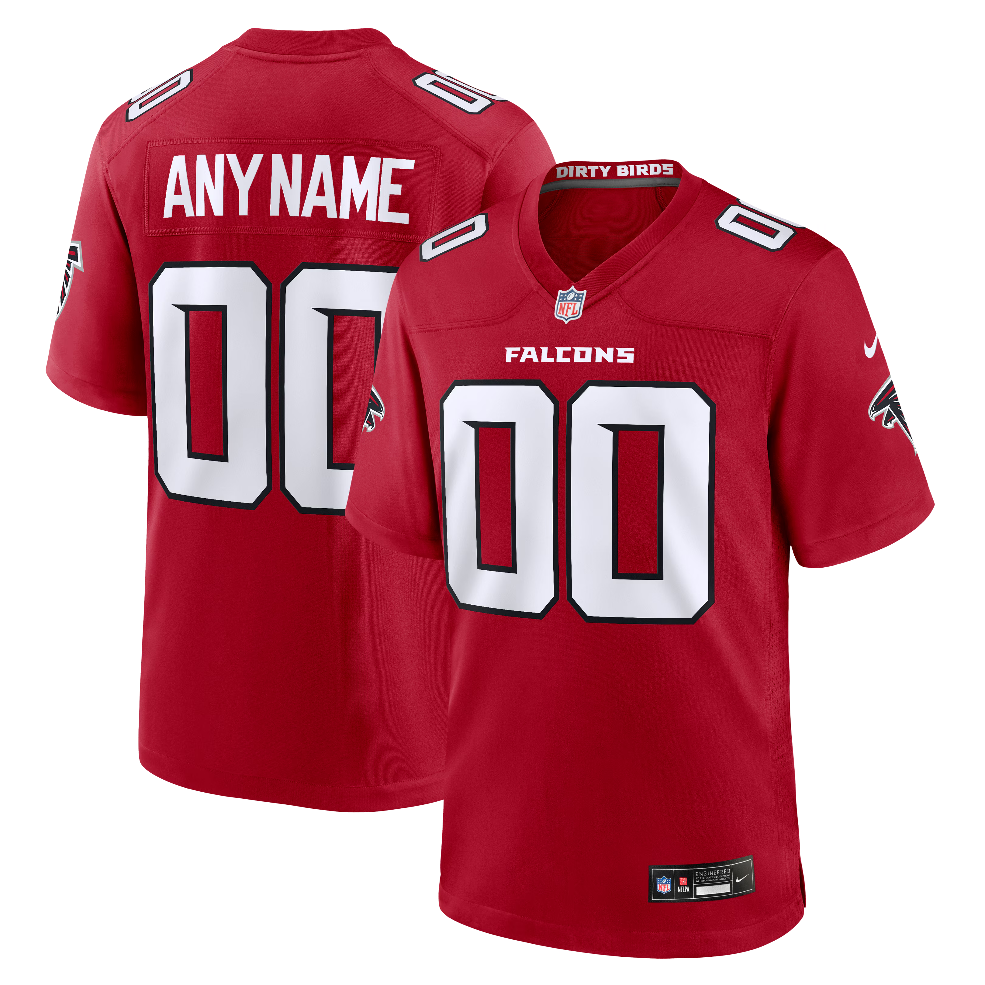 Atlanta Falcons Jersey Gool - Customized Game Replica Jersey - Red