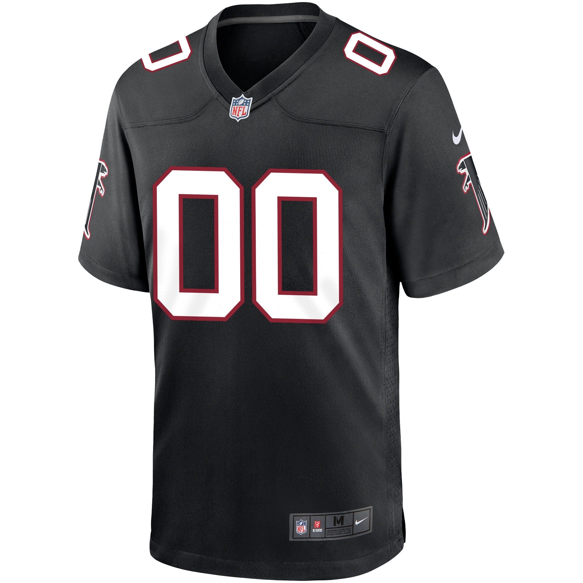 Atlanta Falcons Jersey Gool - Throwback Customized Game Replica Jersey - Black