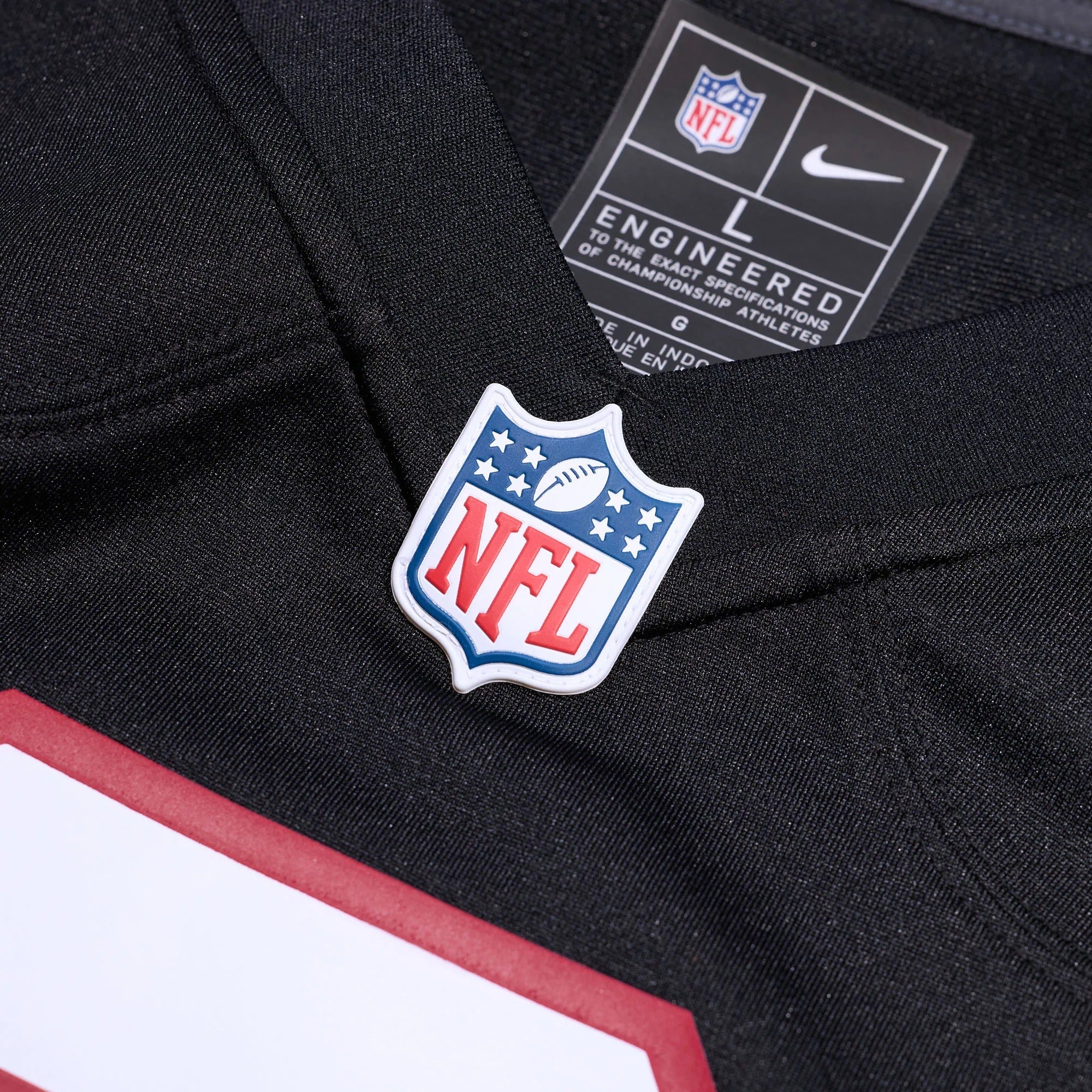 Atlanta Falcons Jersey Gool - Throwback Customized Game Replica Jersey - Black