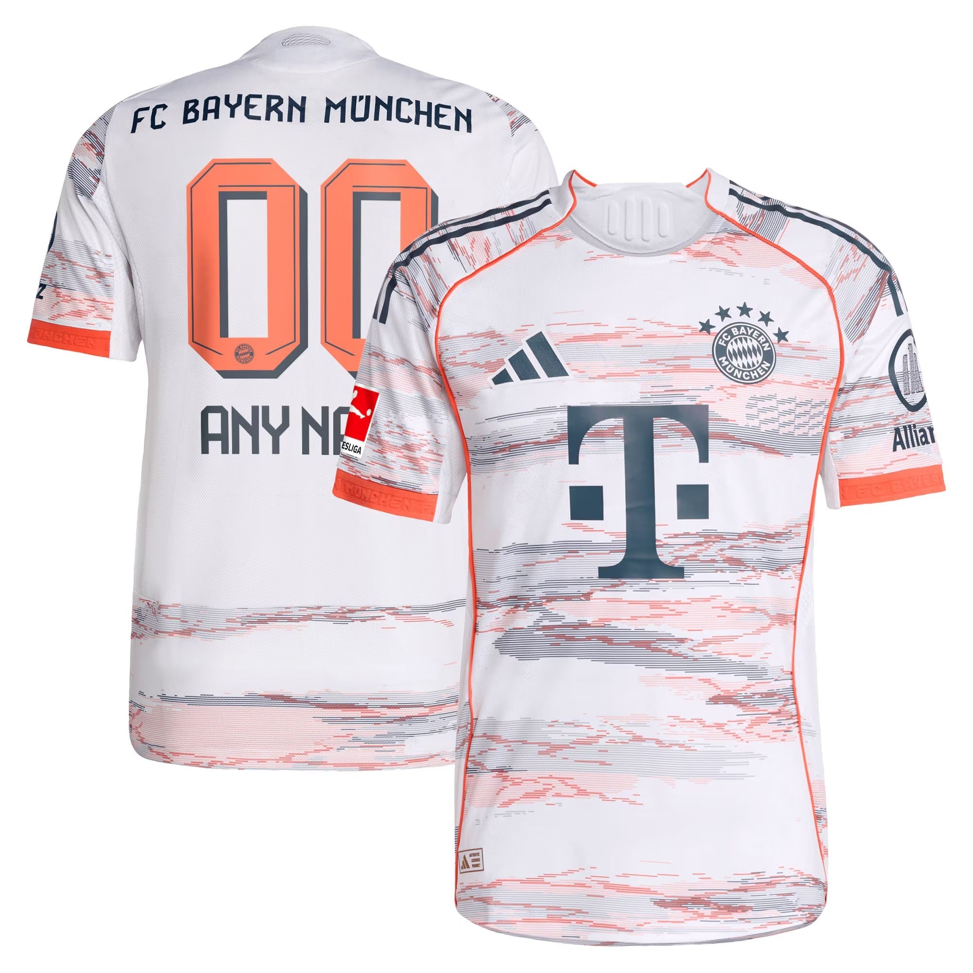 Bayern Munich 2025/26 Away Custom Shirt - White