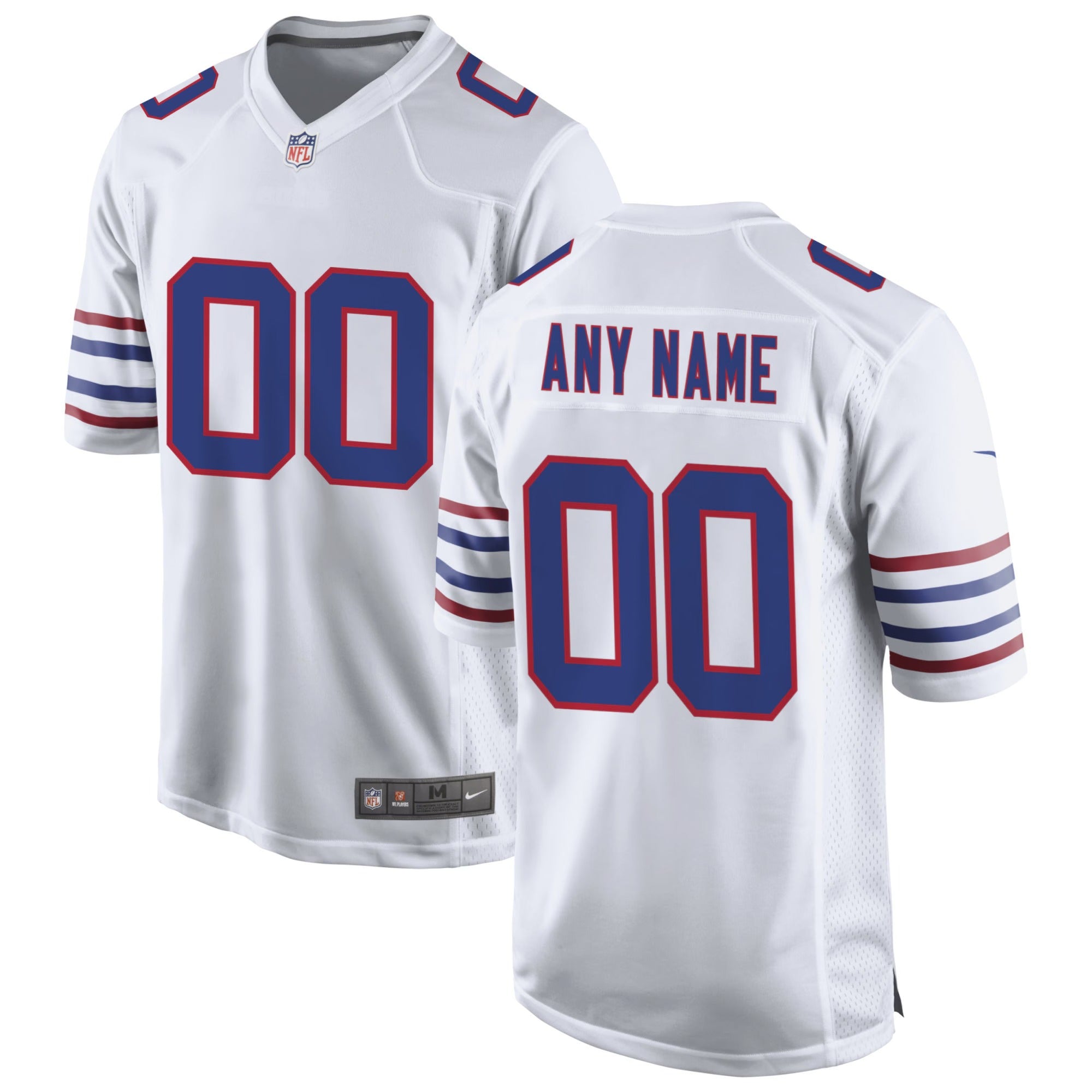 Buffalo Bills Jersey Gool - Alternate Customized Game Replica Jersey - White