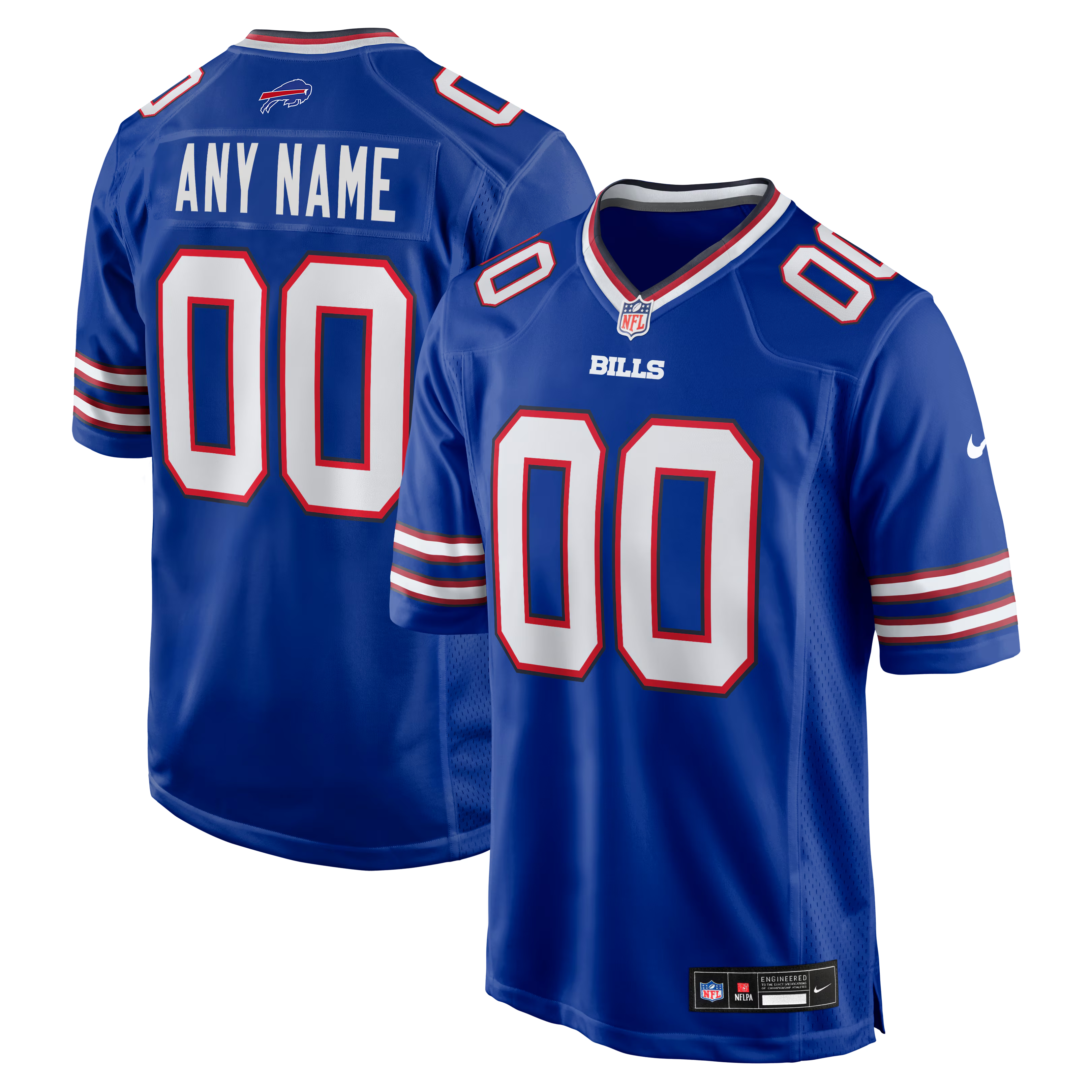 Buffalo Bills Jersey Gool - Customized Game Replica Jersey - Royal