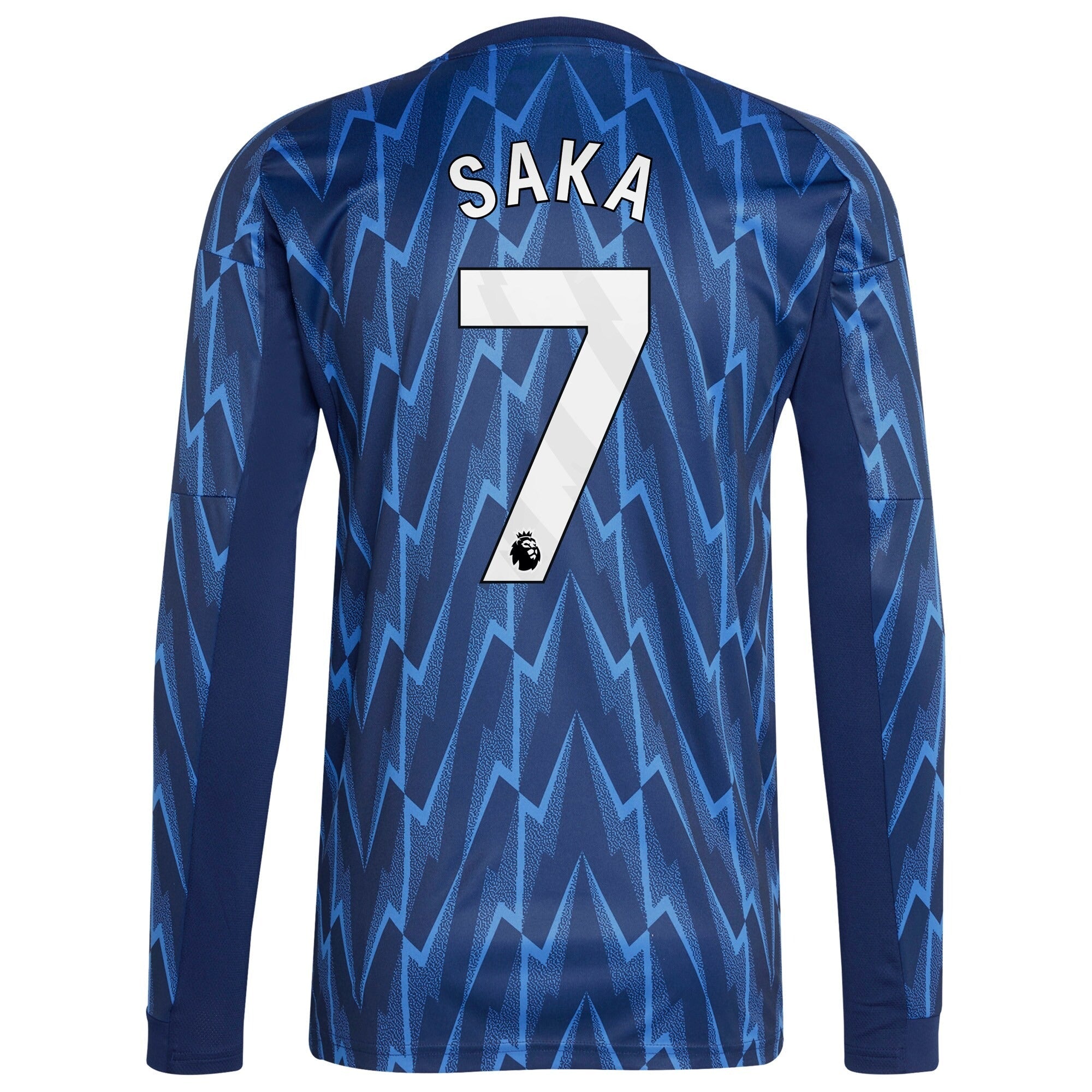 Bukayo Saka Arsenal 2025/26 Away Long Sleeve Player Shirt - Blue