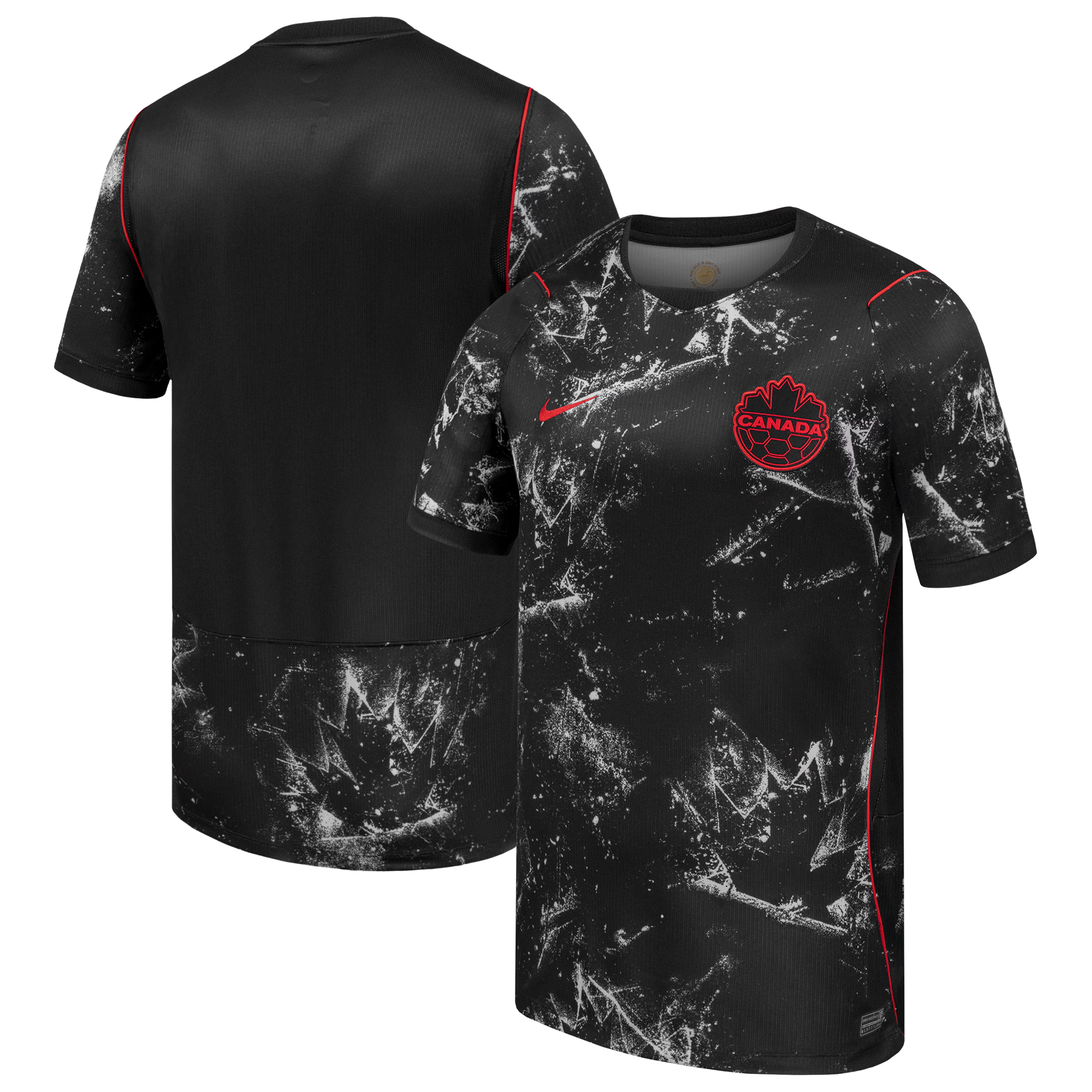 Canada Soccer 2026 Away Stadium Custom Jersey Black | Custom Soccer Jersey - Jersey Teams World