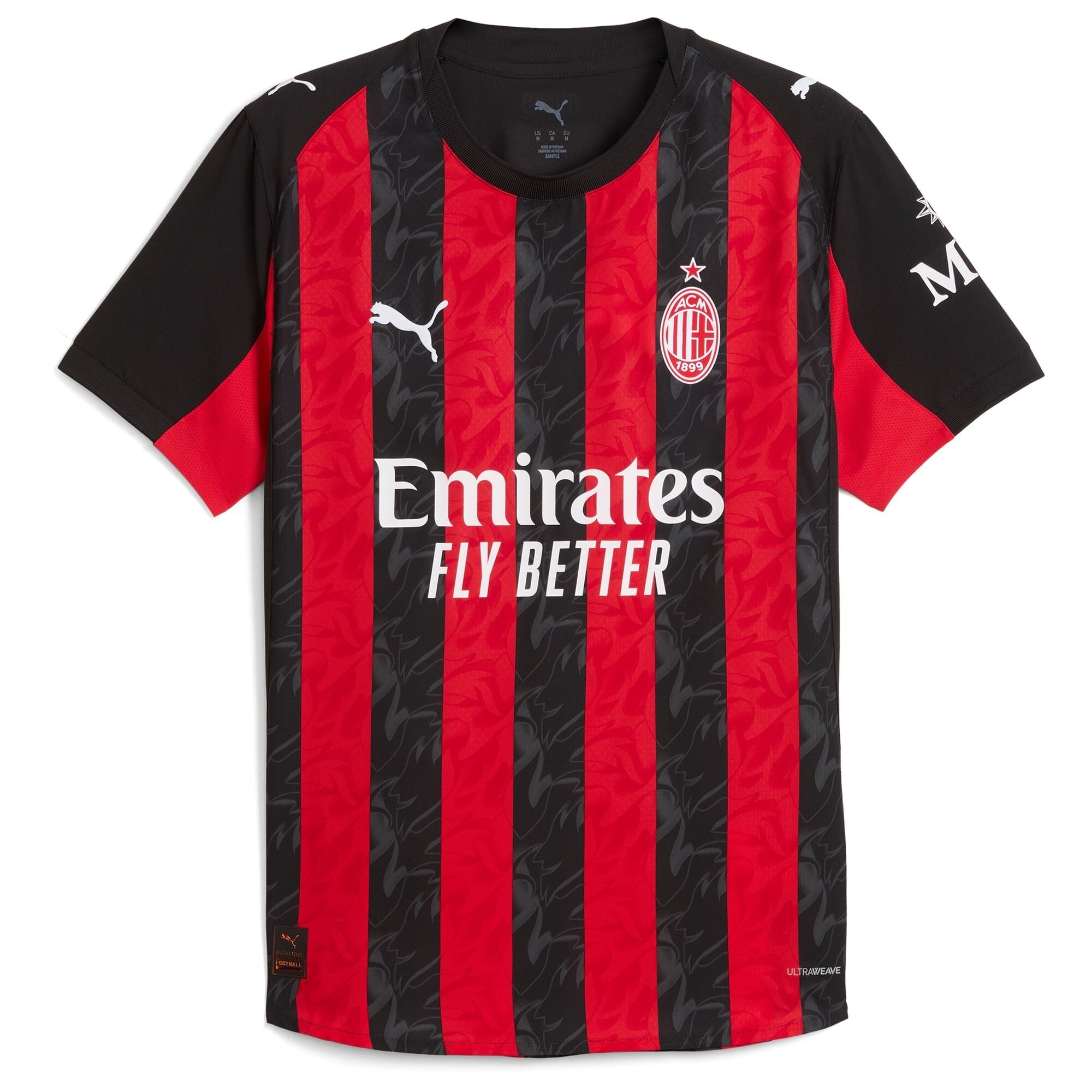 Christian Pulisic AC Milan 2025/26 Home Player Shirt - Red
