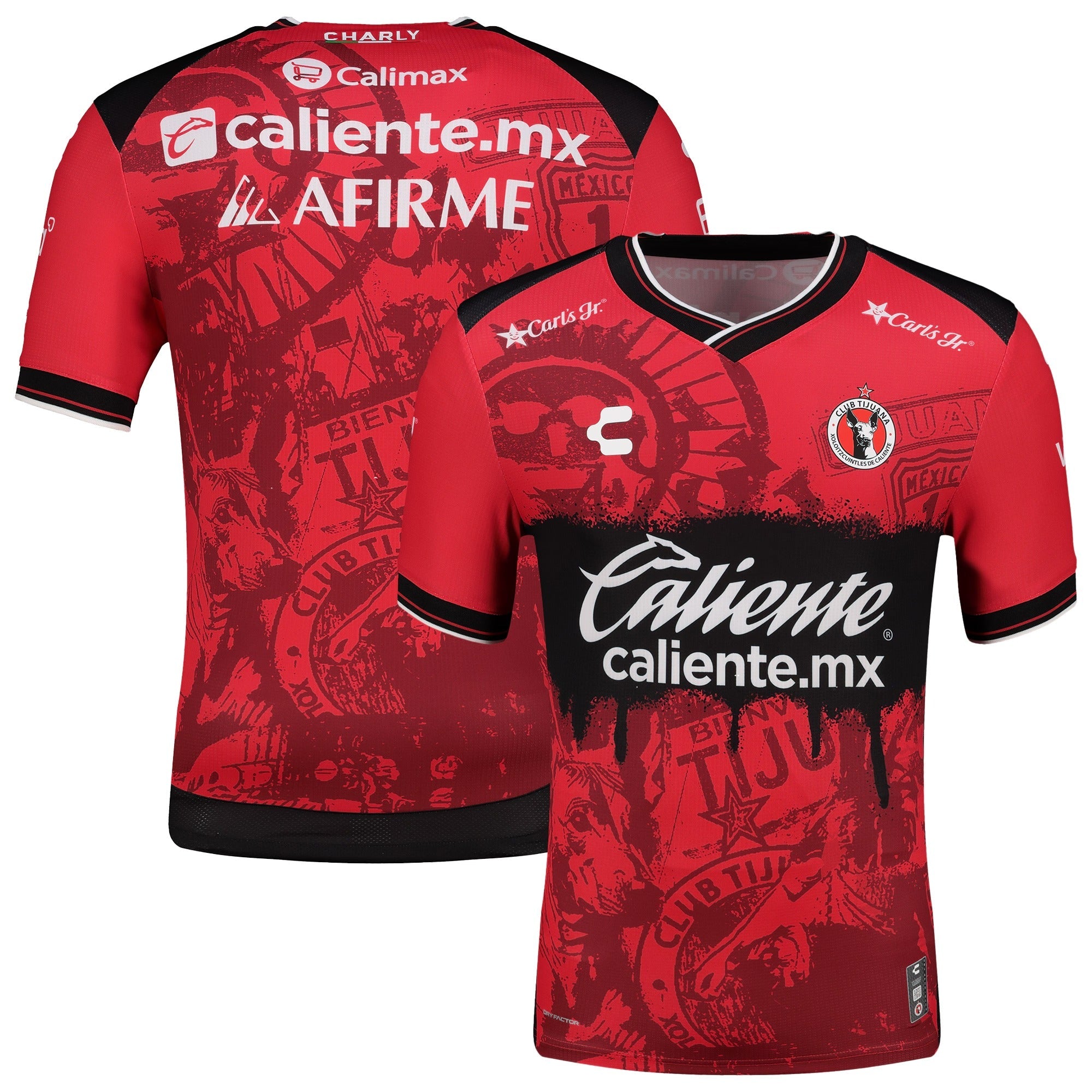 Club Tijuana Charly 2025/26 Home Authentic Shirt - Red