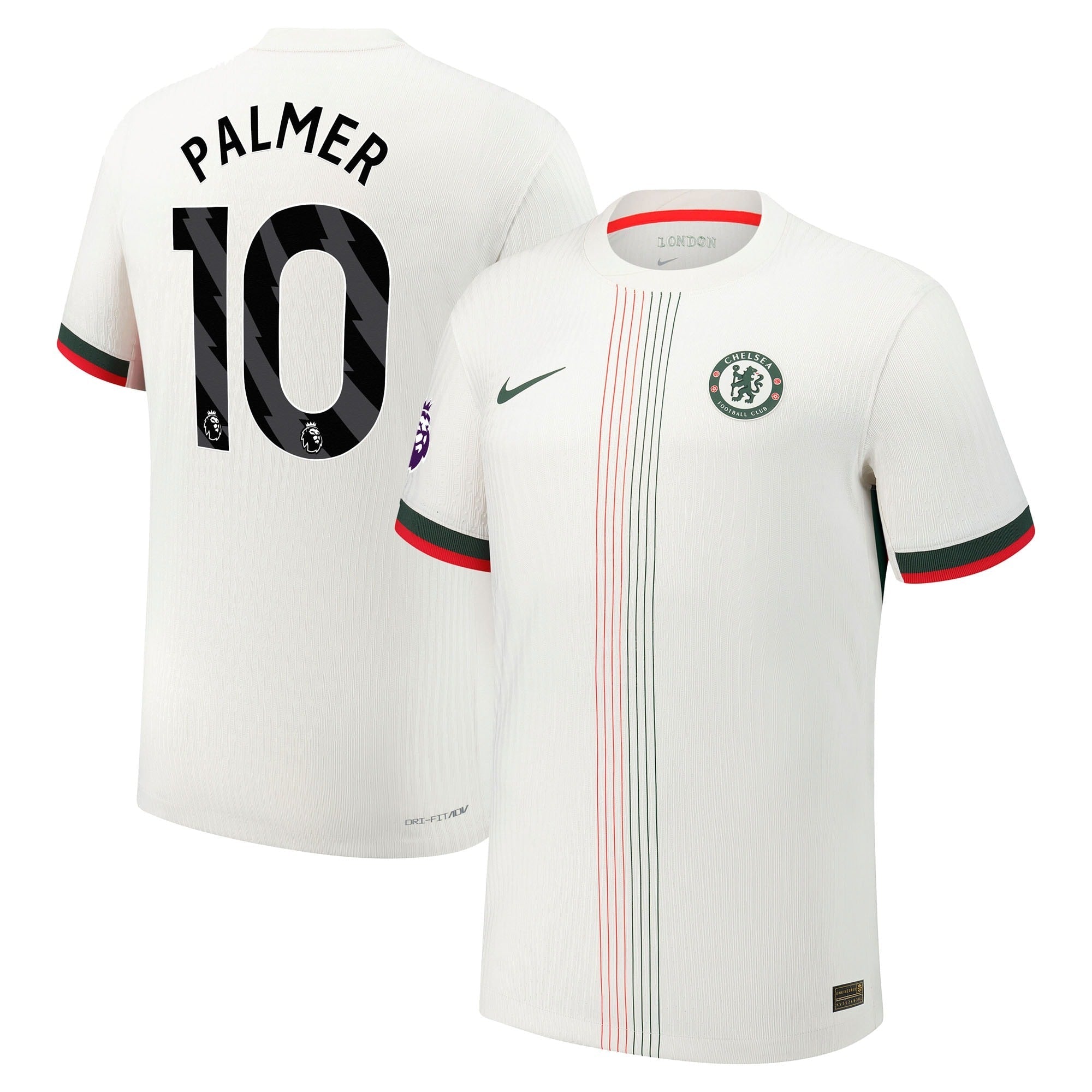 Cole Palmer Chelsea 2025/26 Away Player Shirt - Cream