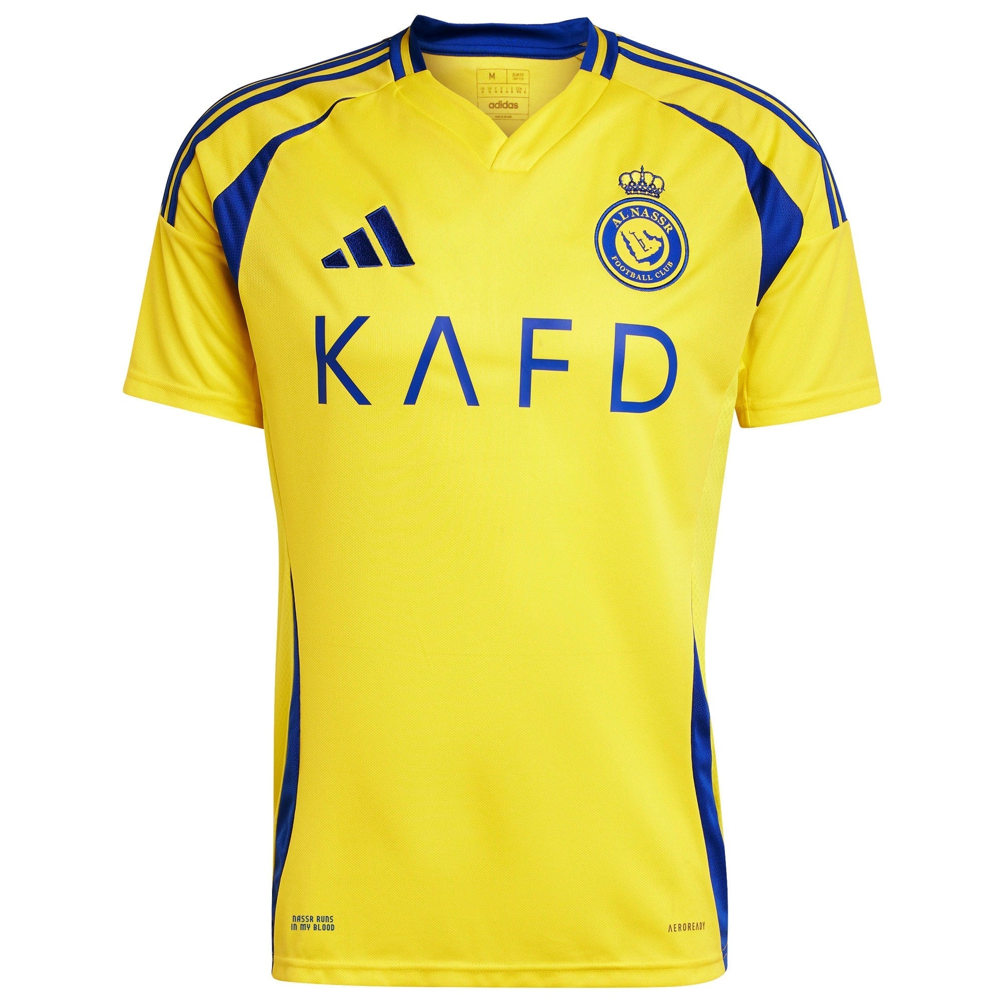 Cristiano Ronaldo 7 Al-Nassr FC adidas 2024/25 Home Player Jersey - Yellow