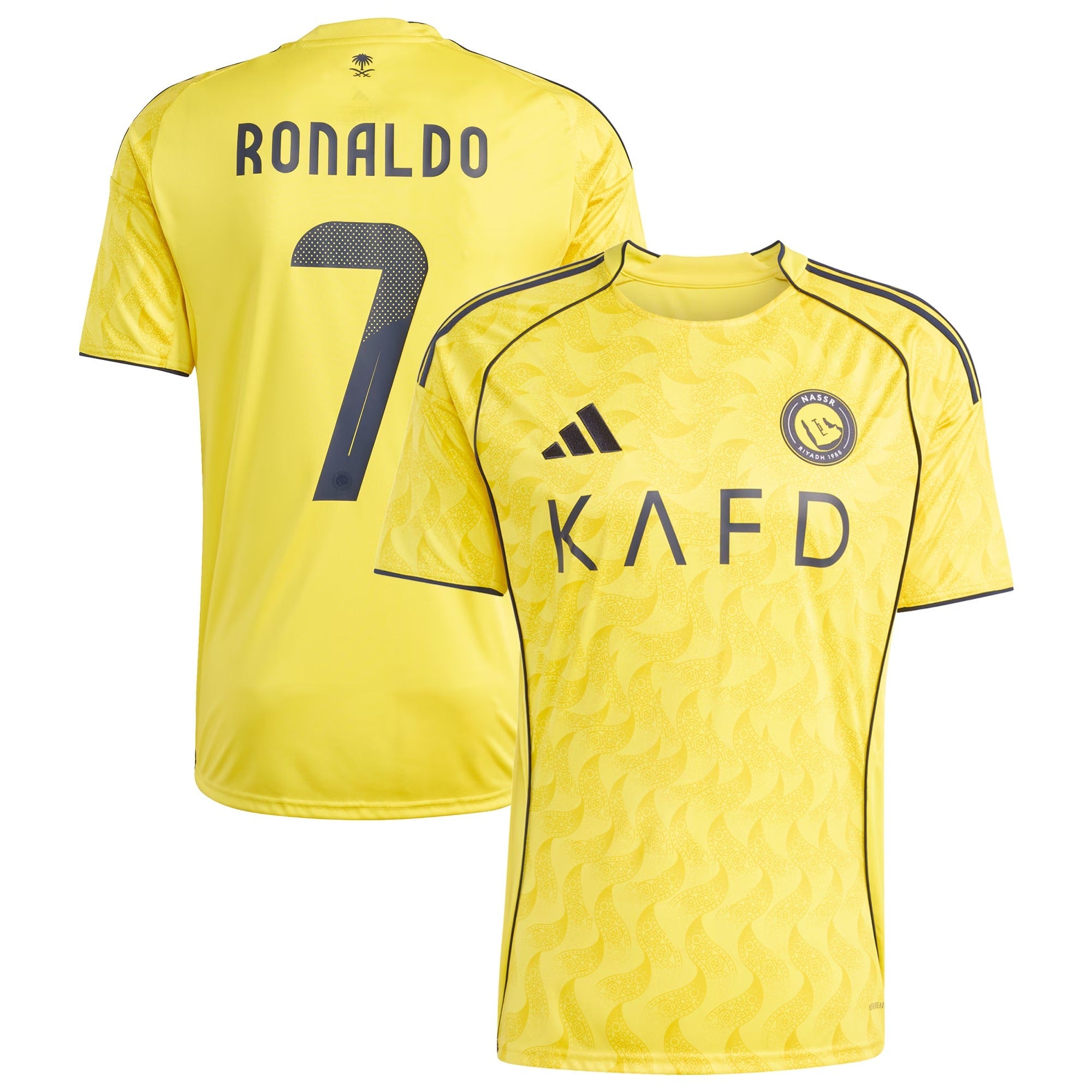 Cristiano Ronaldo 7# Al-Nassr FC 2025/26 Home Player Shirt – Yellow