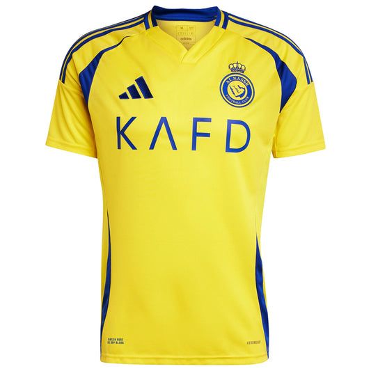 Cristiano Ronaldo Al-Nassr FC adidas Shirt 2024/25 Home Player Jersey - Yellow