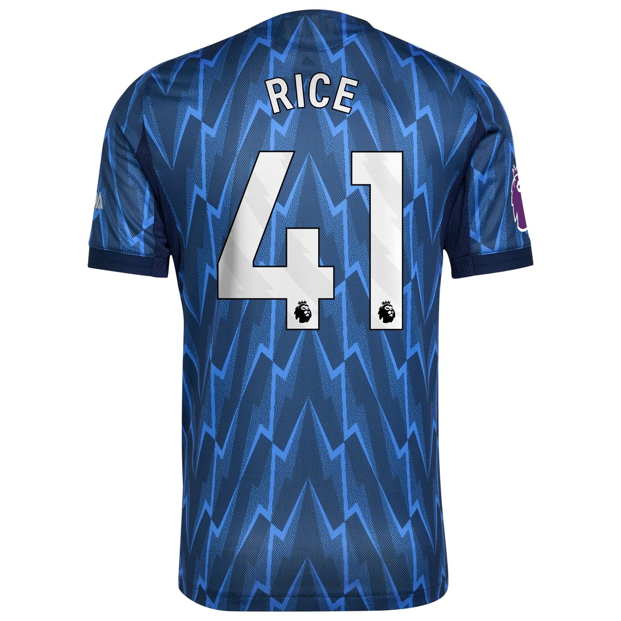 Declan Rice Arsenal 2025/26 Away Player Shirt - Blue