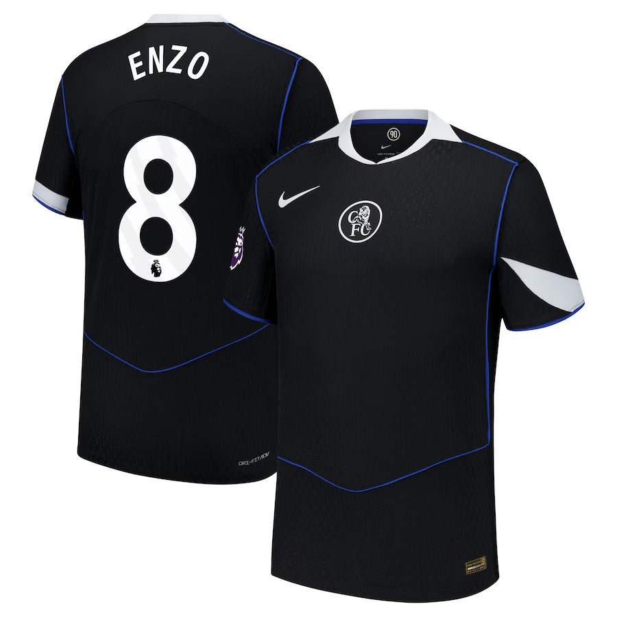 Enzo Fernández Chelsea 2025/26 Third Player Shirt - Black