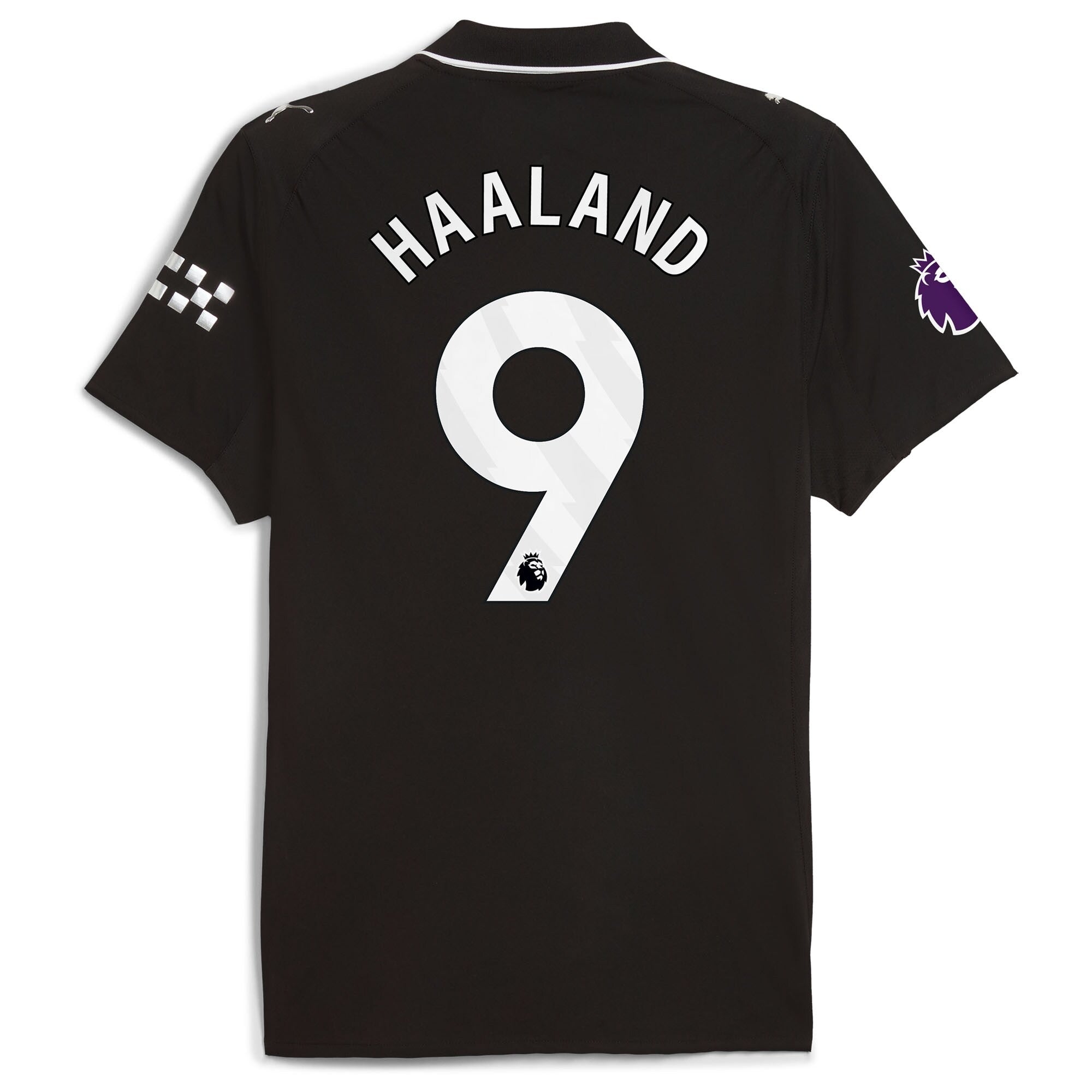 Erling Haaland Manchester City 2025/26 Away Player Shirt - Black