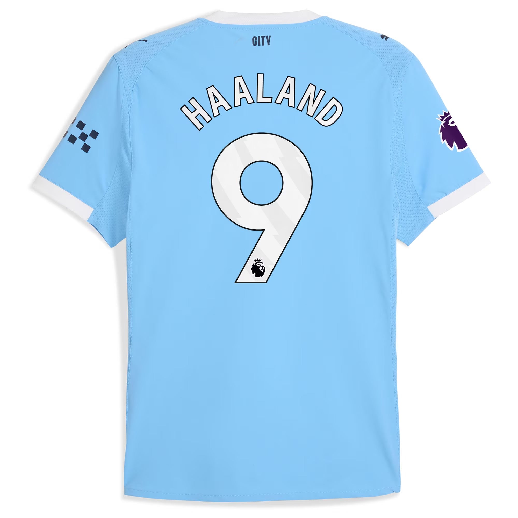 Erling Haaland Manchester City 2025/26 Home Player Shirt - Sky Blue