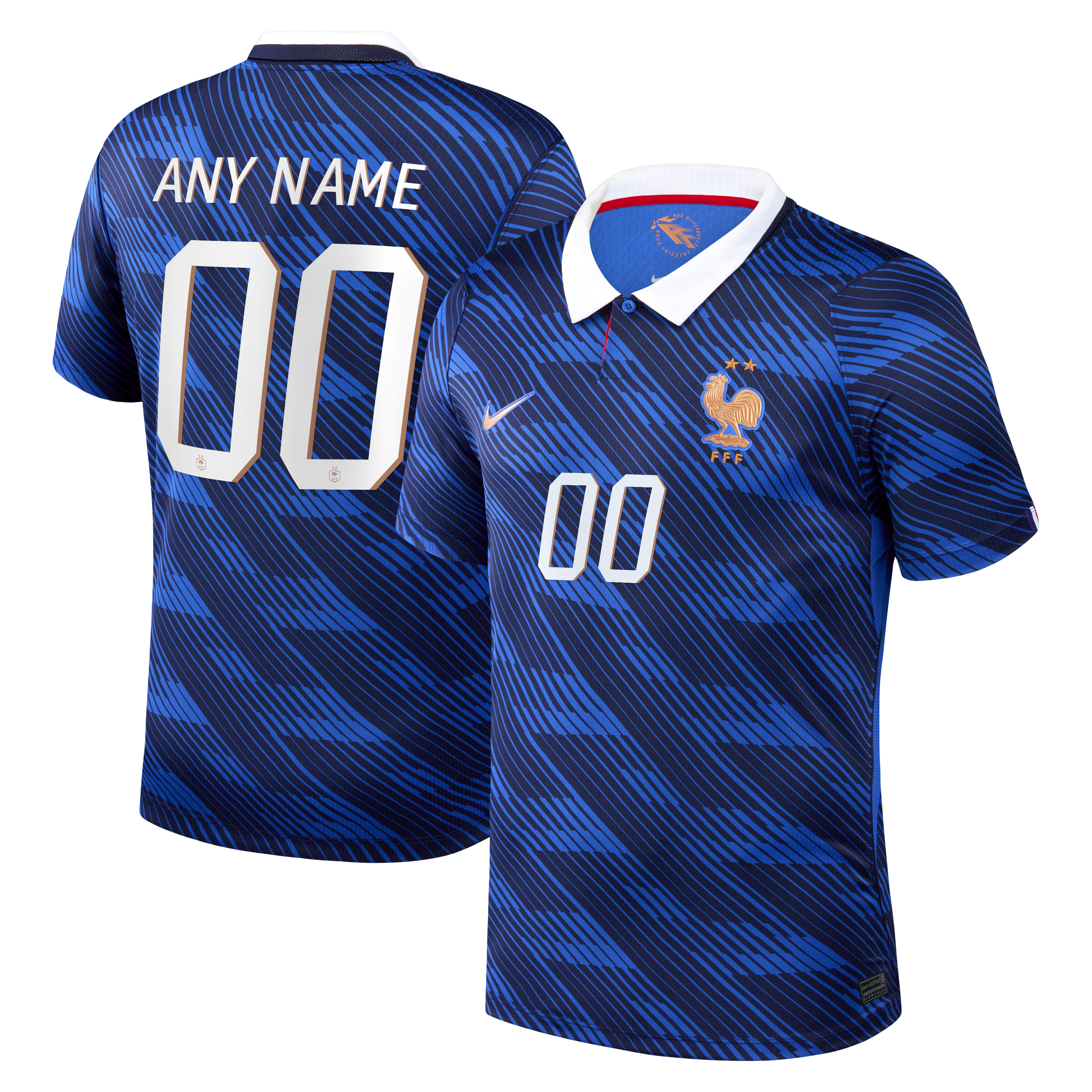 France National Team Jersey Gool - 2026 Home Stadium  Customized Replica Jersey - Blue