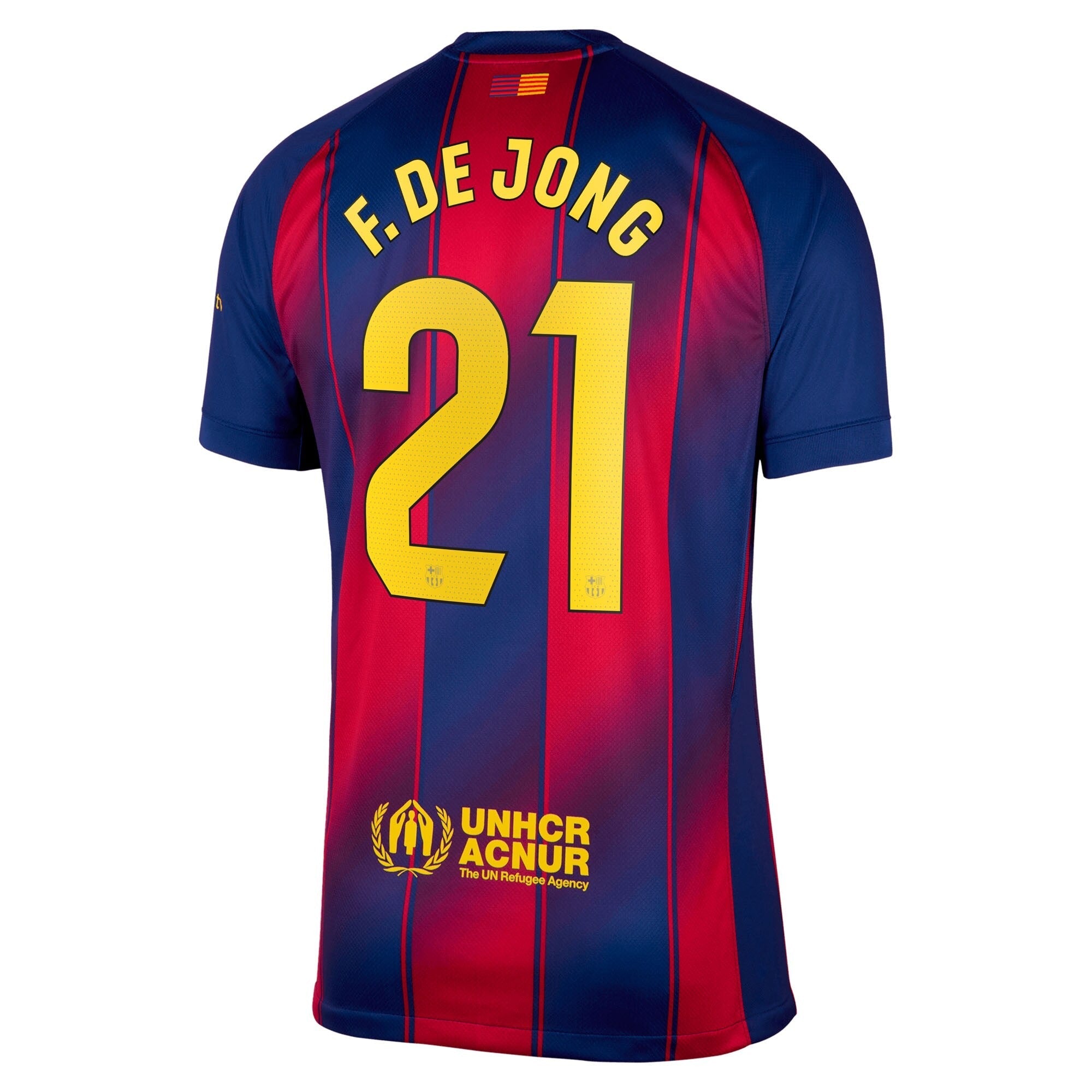 Frenkie de Jong Barcelona 2025/26 Home Shirt - Navy