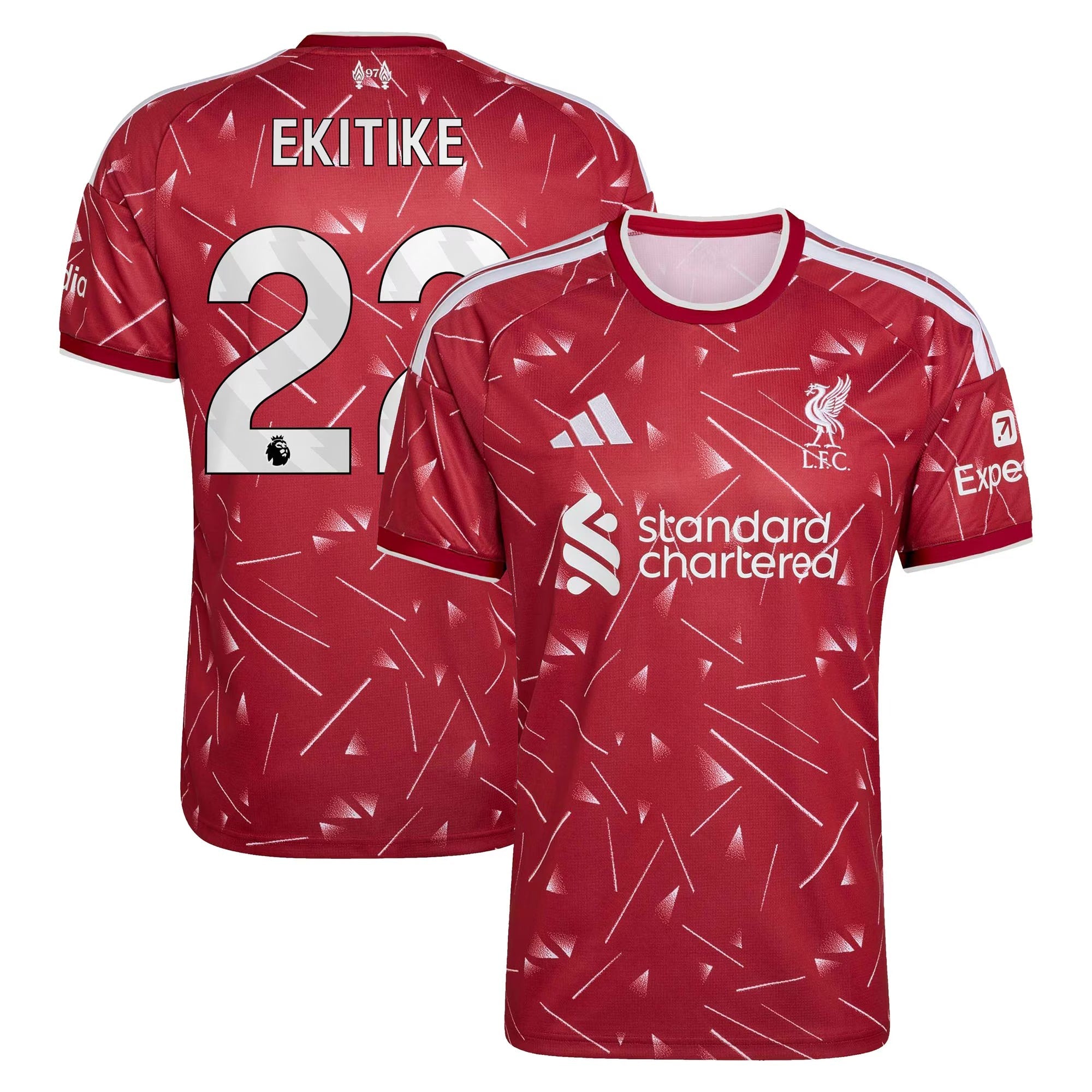 Hugo Ekitike Liverpool Jersey Gool - 2026/27 Home  Replica Jersey - Red