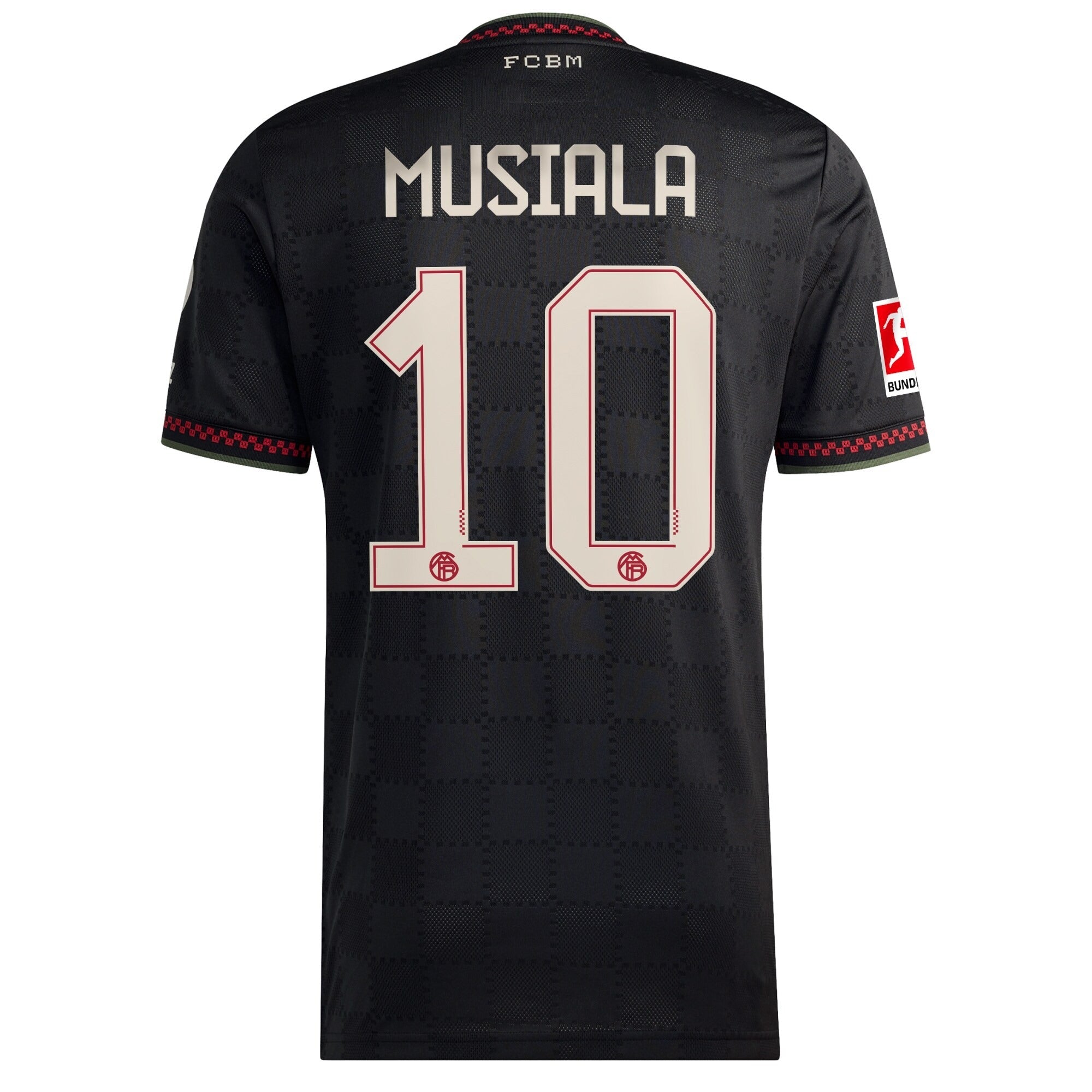 Jamal Musiala Bayern Munich 2025/26 Third Player Shirt - Black