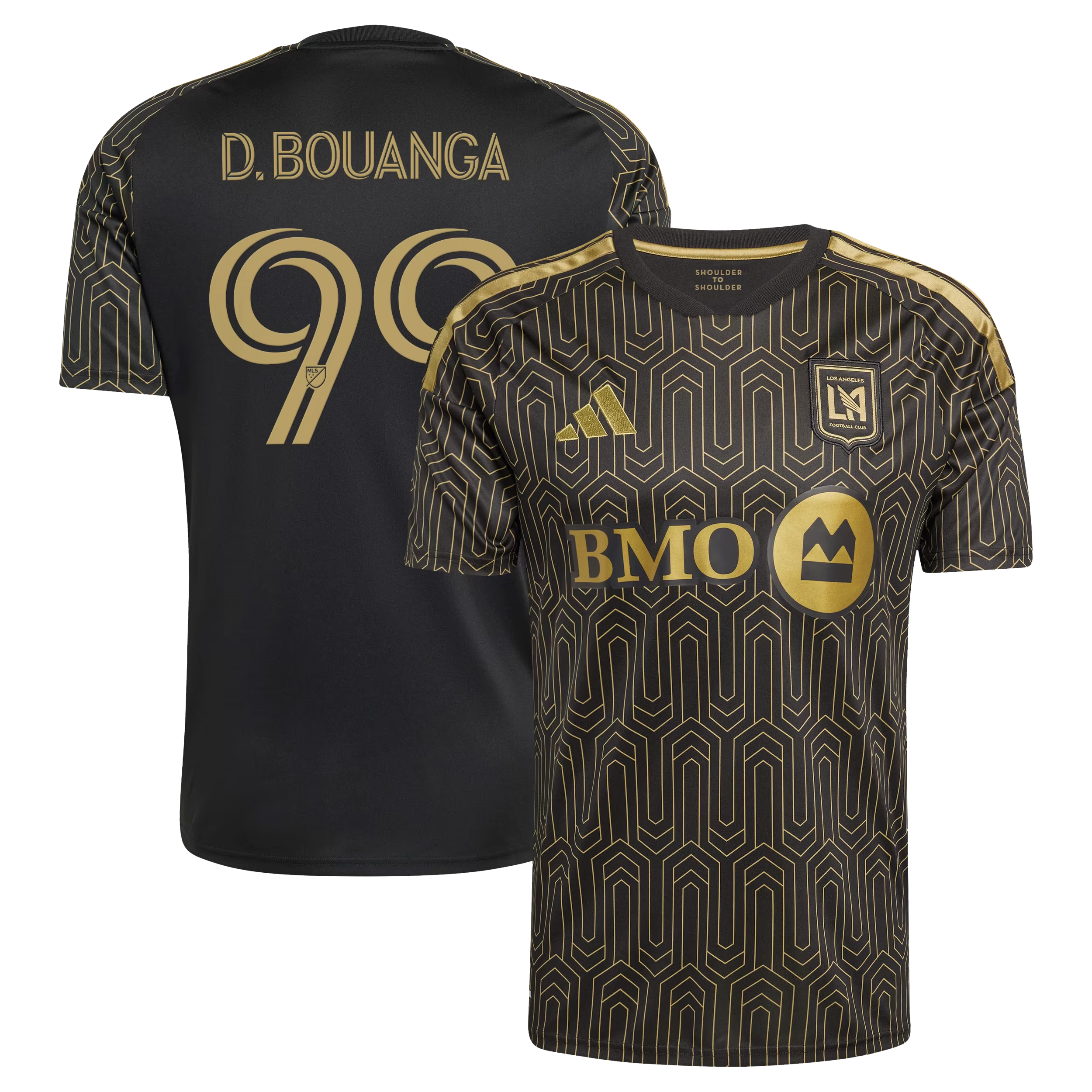 Jersey Gool - Denis Bouanga LAFC 2026 Primary Kit Replica Jersey - Black