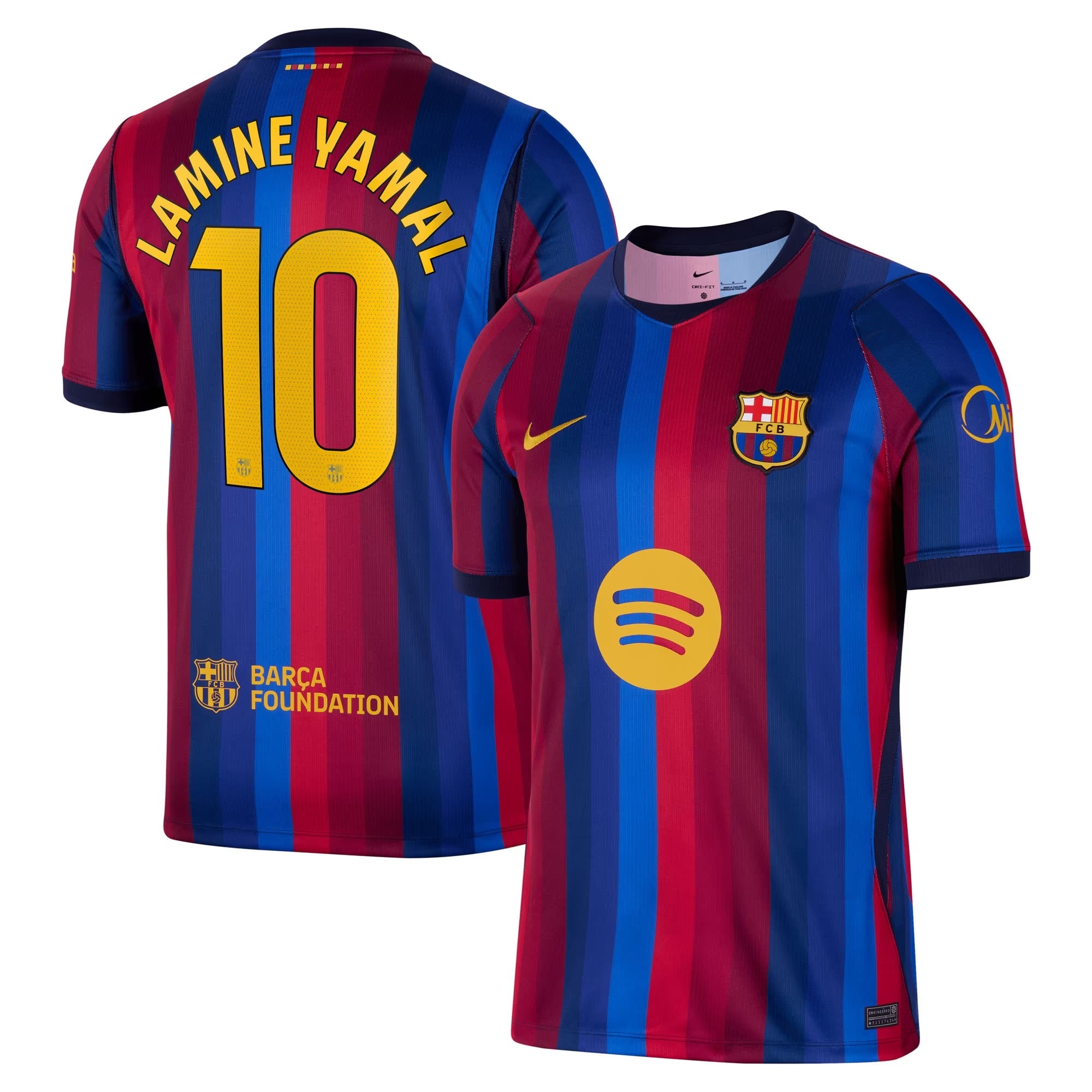 Jersey Gool - Lamine Yamal Barcelona 2026/27 Home Stadium Replica Jersey - Red