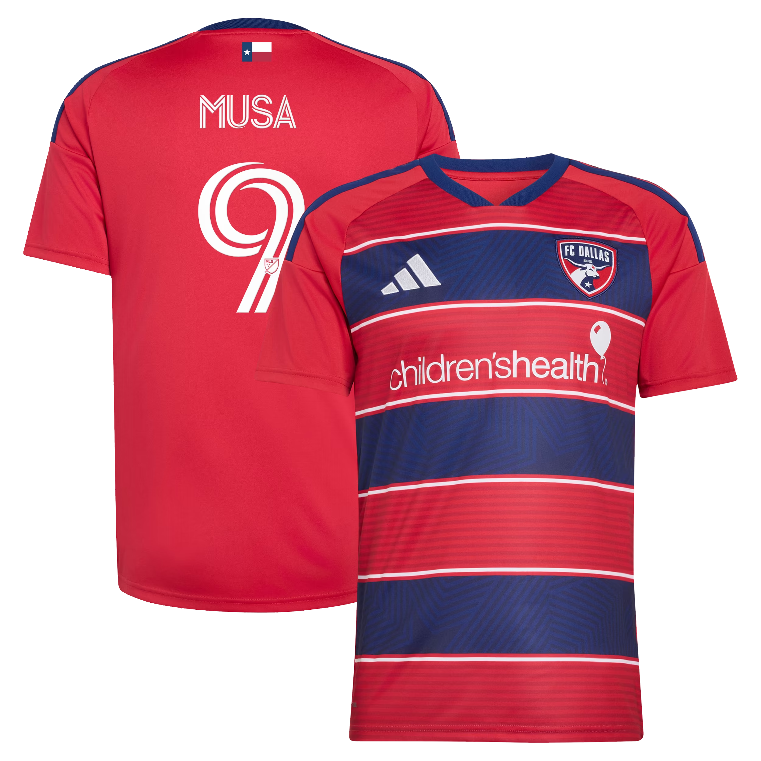 Jersey Gool - Petar Musa FC Dallas 2026 DNA Kit Replica Jersey – Red