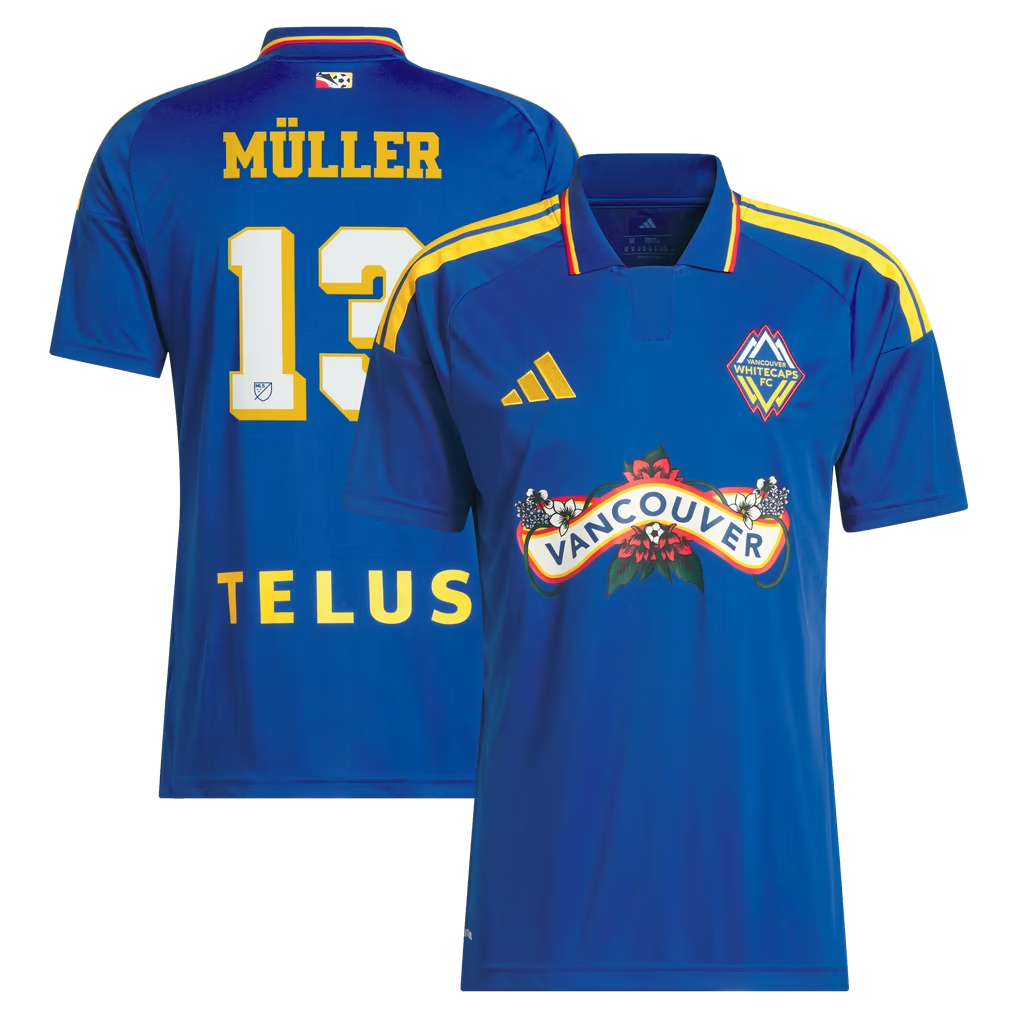 Jersey Gool -  Thomas Müller Vancouver Whitecaps FC 2026 Archive Replica Jersey - Royal