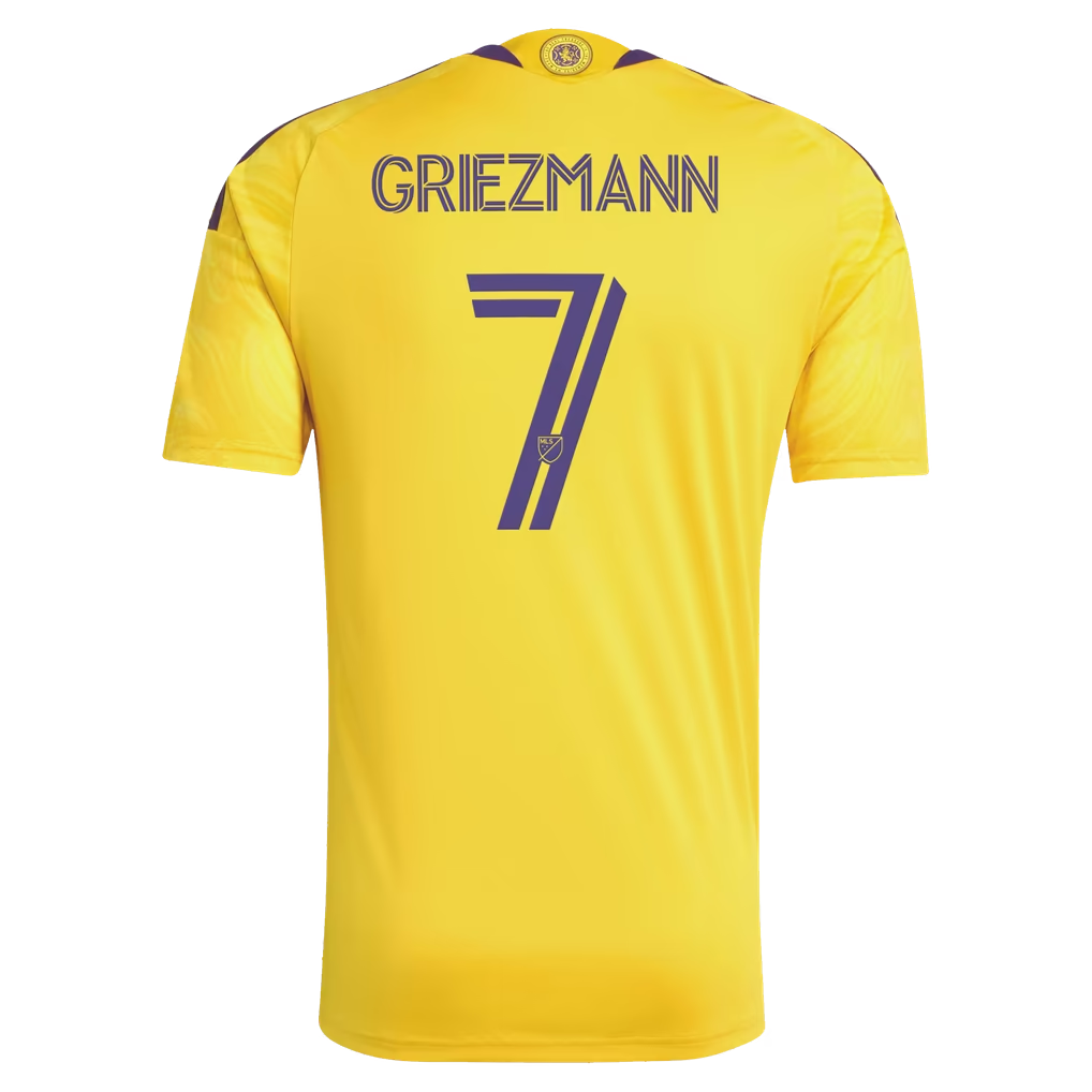 Jersey Gool -  Antoine Griezmann Orlando City SC 2026 Sunken Treasure Kit Jersey - Yellow