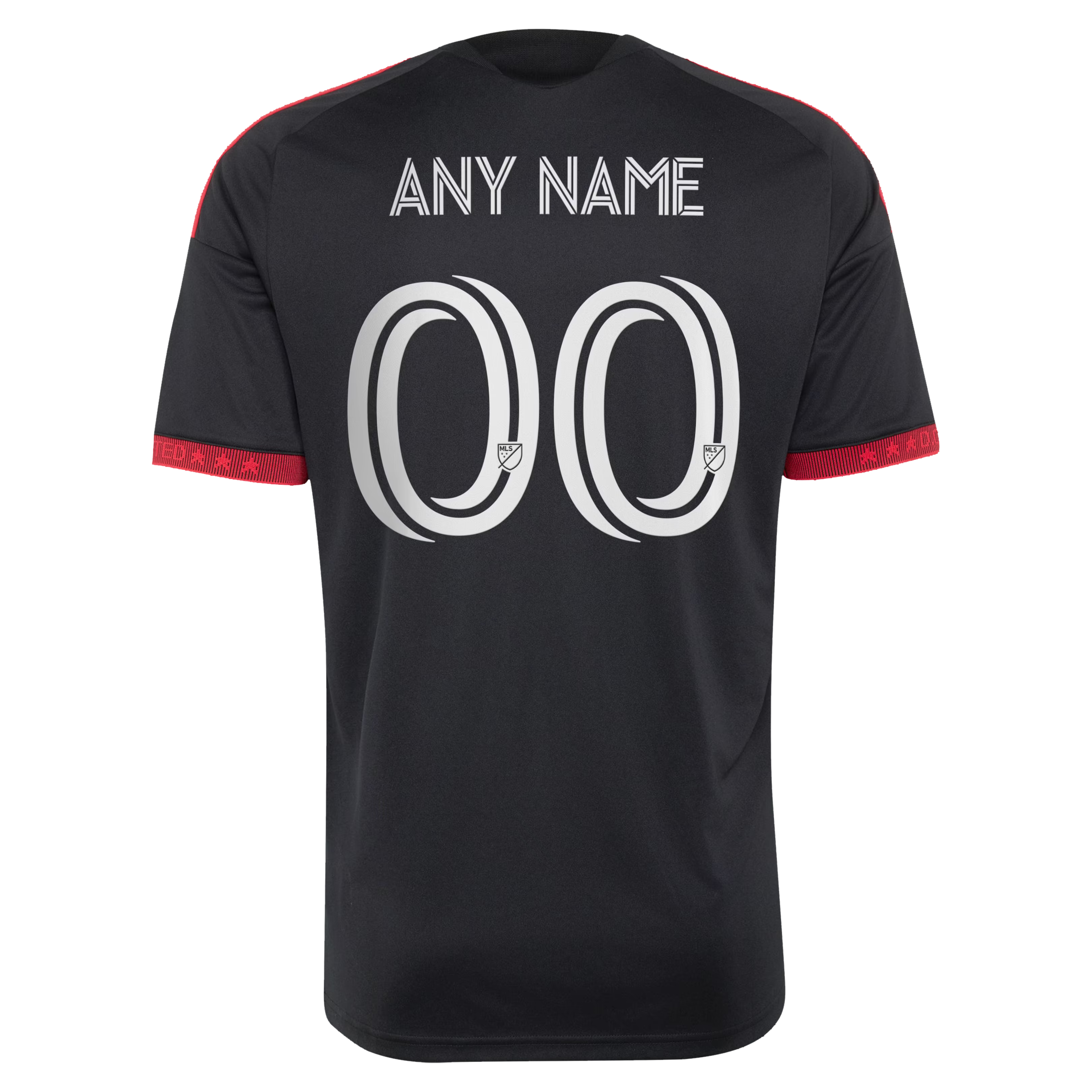 Jersey Gool - D.C. United 2026 Black-and-Red Kit Custom Jersey - Black