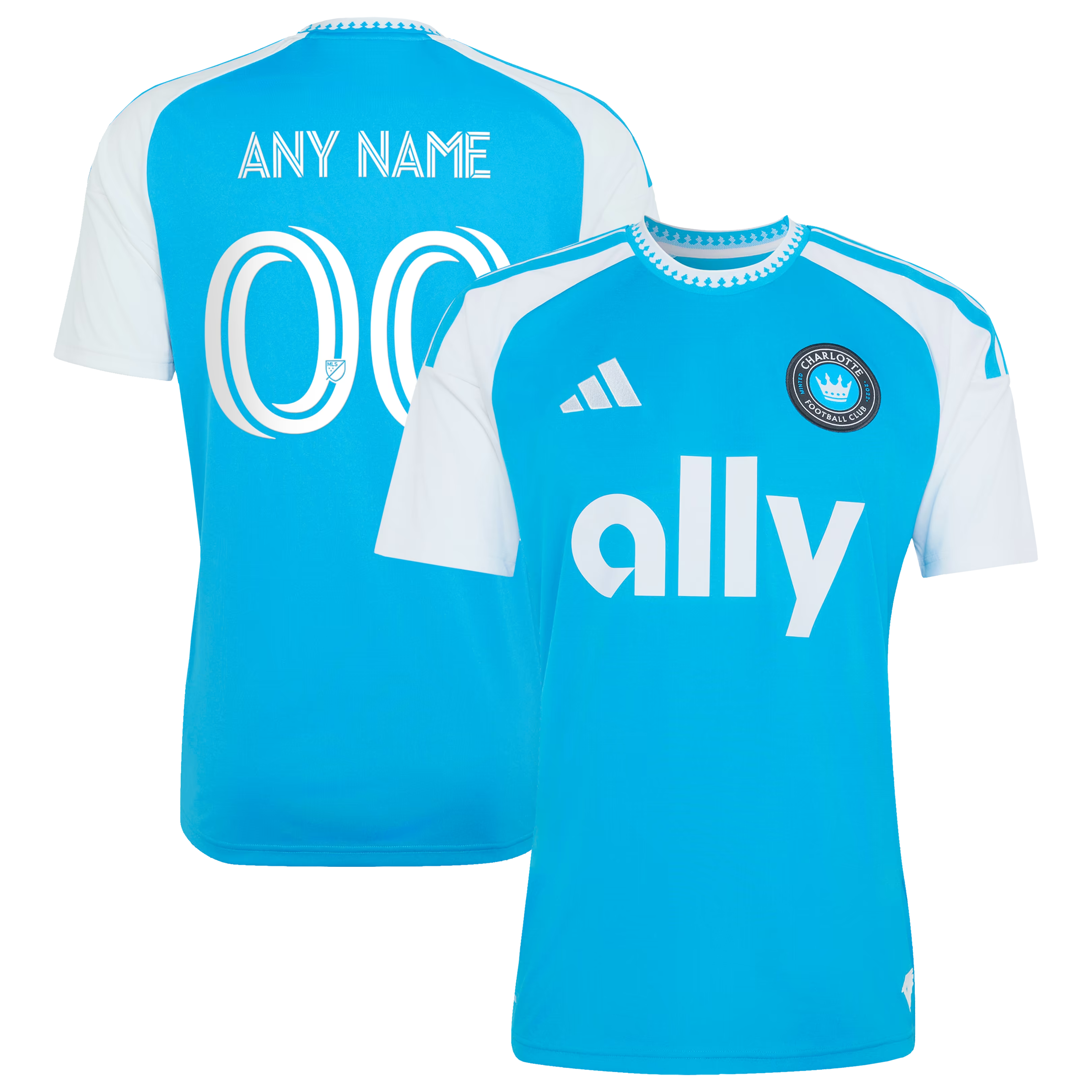 Jersey Gool - Charlotte FC 2026 Carolina Kit: Crowns Up Custom Jersey - Blue