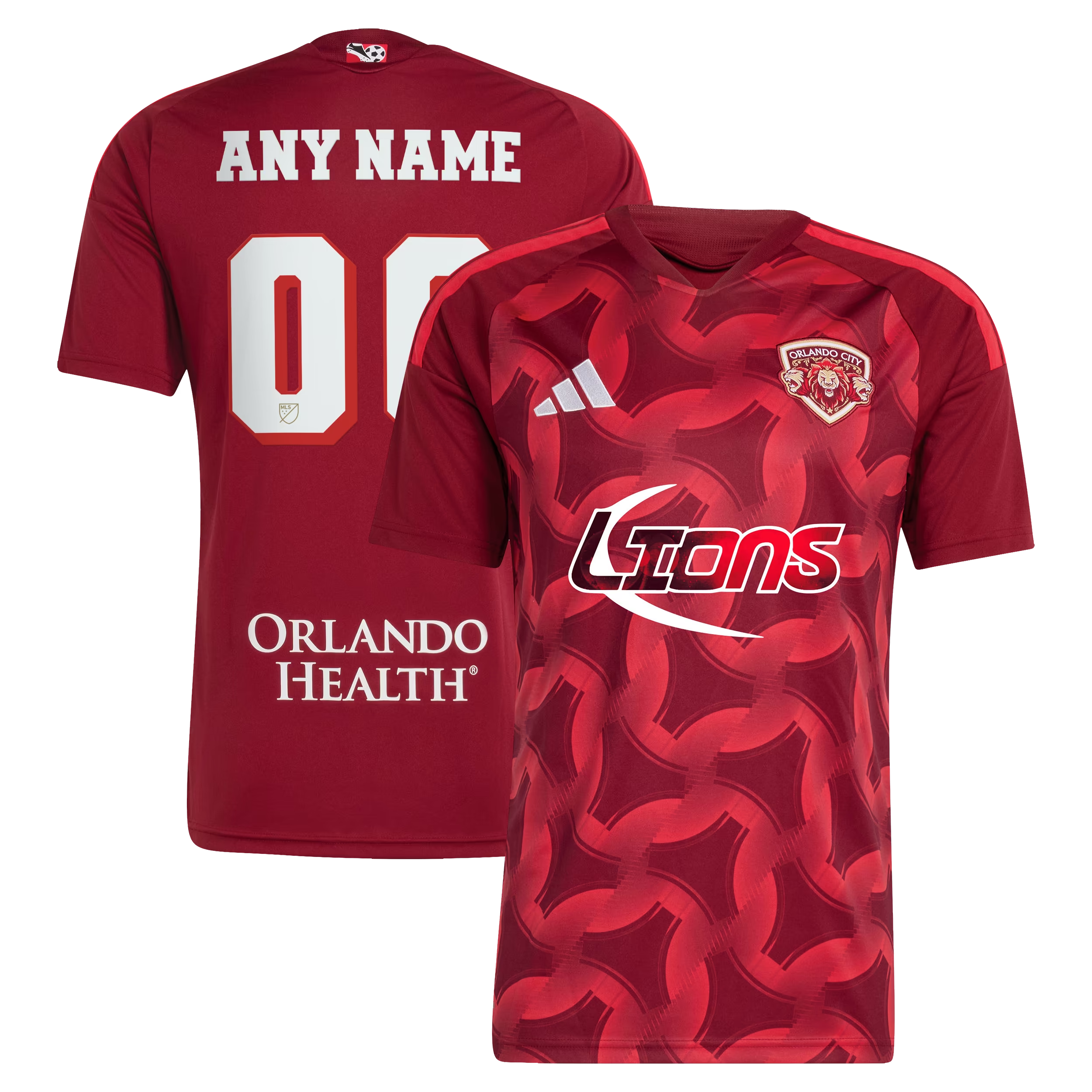 Jersey Gool -  Orlando City SC 2026 Archive Replica Custom Jersey - Red