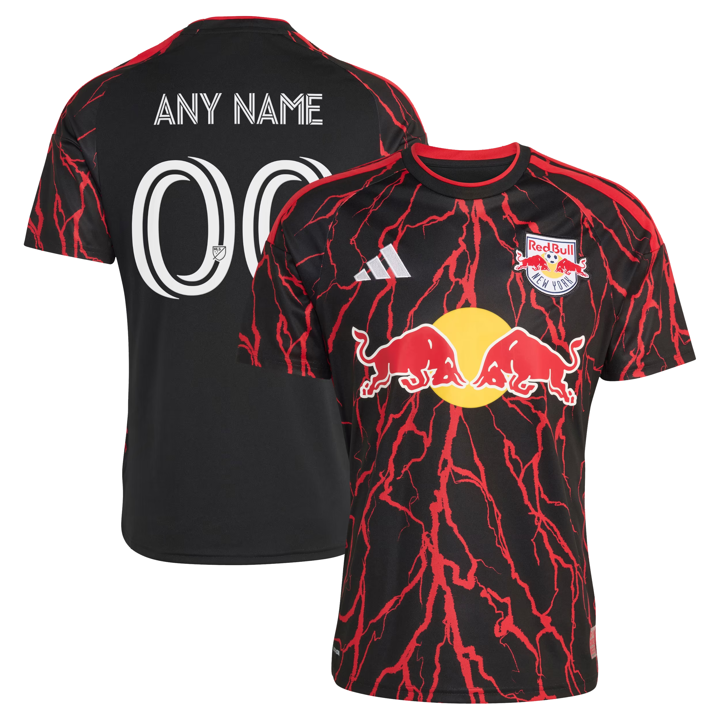 Jersey Gool -  New York Red Bulls 2026 The Rooted Kit Custom Jersey - Black