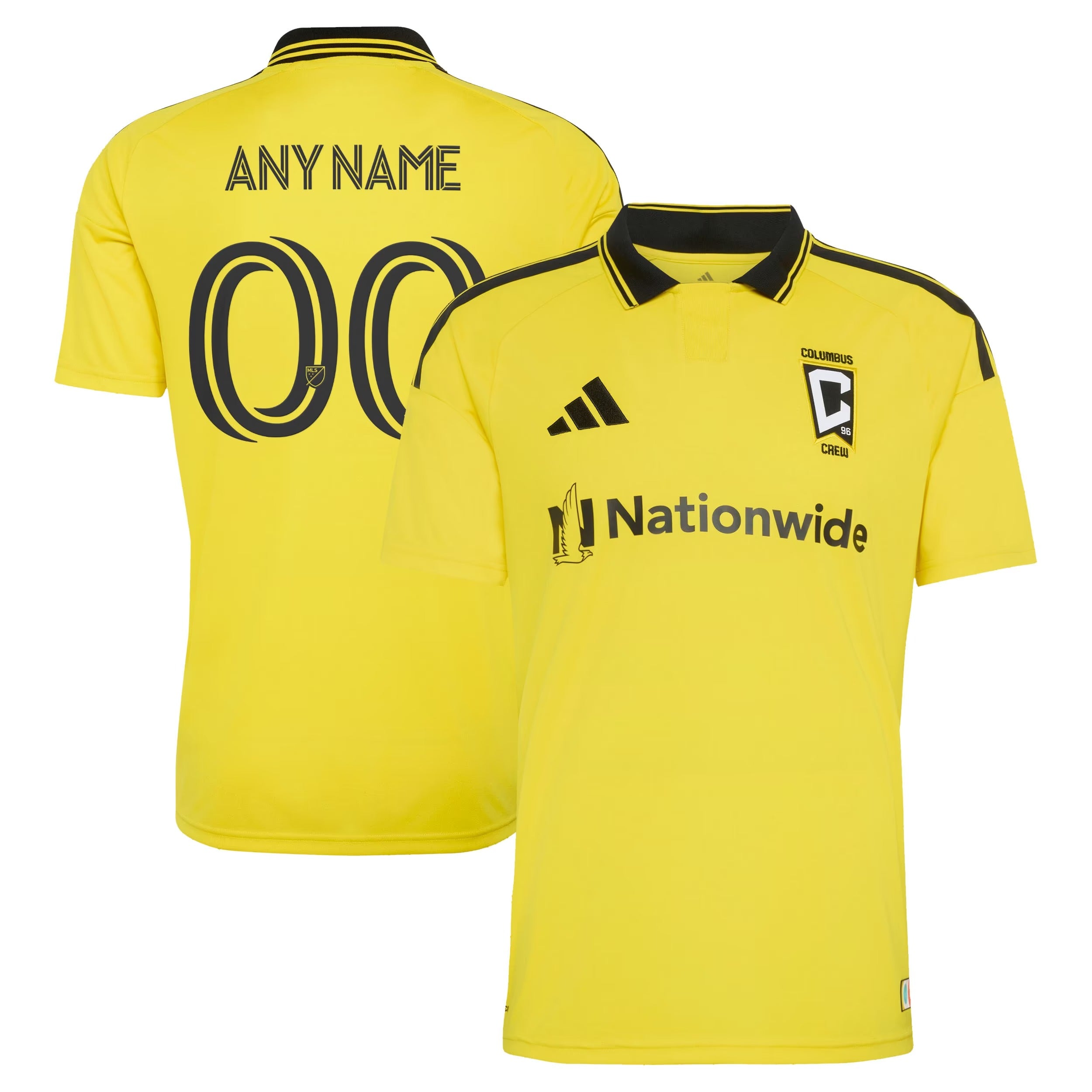 Jersey Gool - Columbus Crew 2026 The Crafted for Excellence Kit Custom Jersey - Yellow