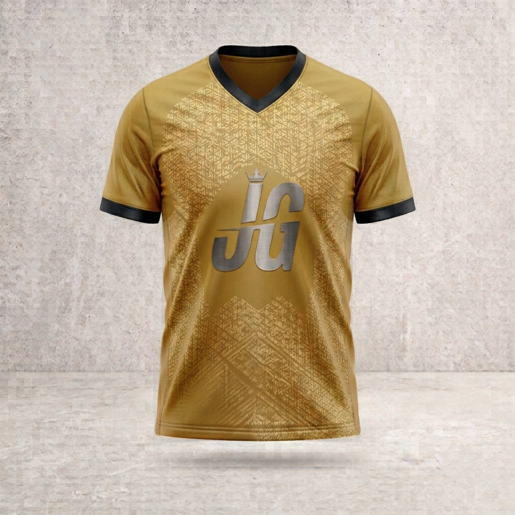 Jersey Gool Gold Sovereign Performance Jersey | Gold & Black Kit
