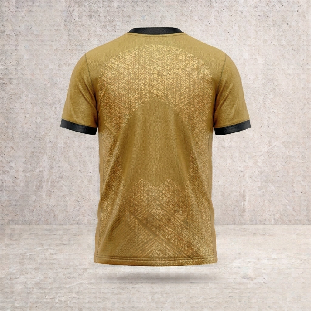 Jersey Gool Gold Sovereign Performance Jersey | Gold & Black Kit