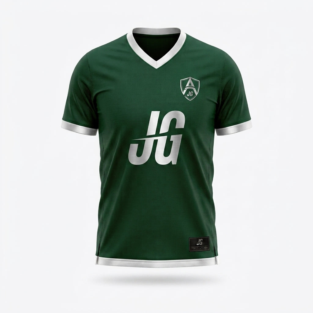 Jersey Gool "Ignite" Official Kit – Forest Green & Silver Performance Jersey