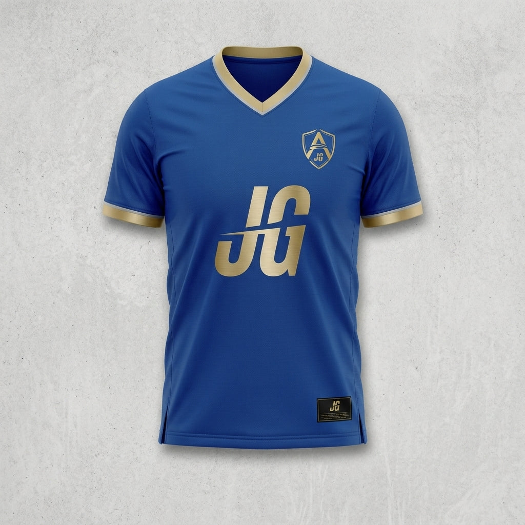 Jersey Gool "Ignite" Official Kit – Royal Blue & Gold Performance Jersey