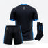 Jersey Gool "Ignite" Official Kit – Stealth Black & Electric Blue Performance Kit