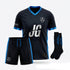 Jersey Gool "Ignite" Official Kit – Stealth Black & Electric Blue Performance Kit
