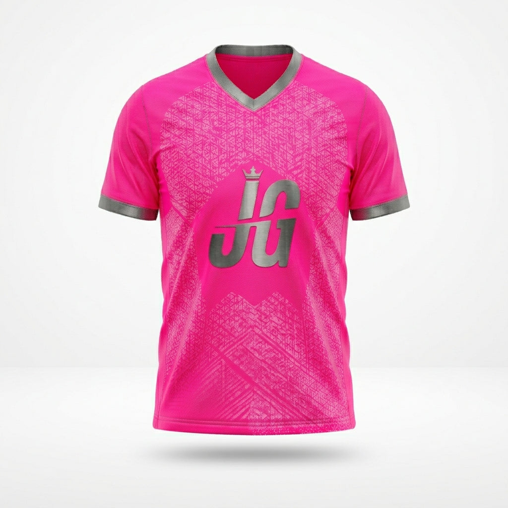 Jersey Gool Neon Pulse Performance Jersey | Pink & Silver Kit