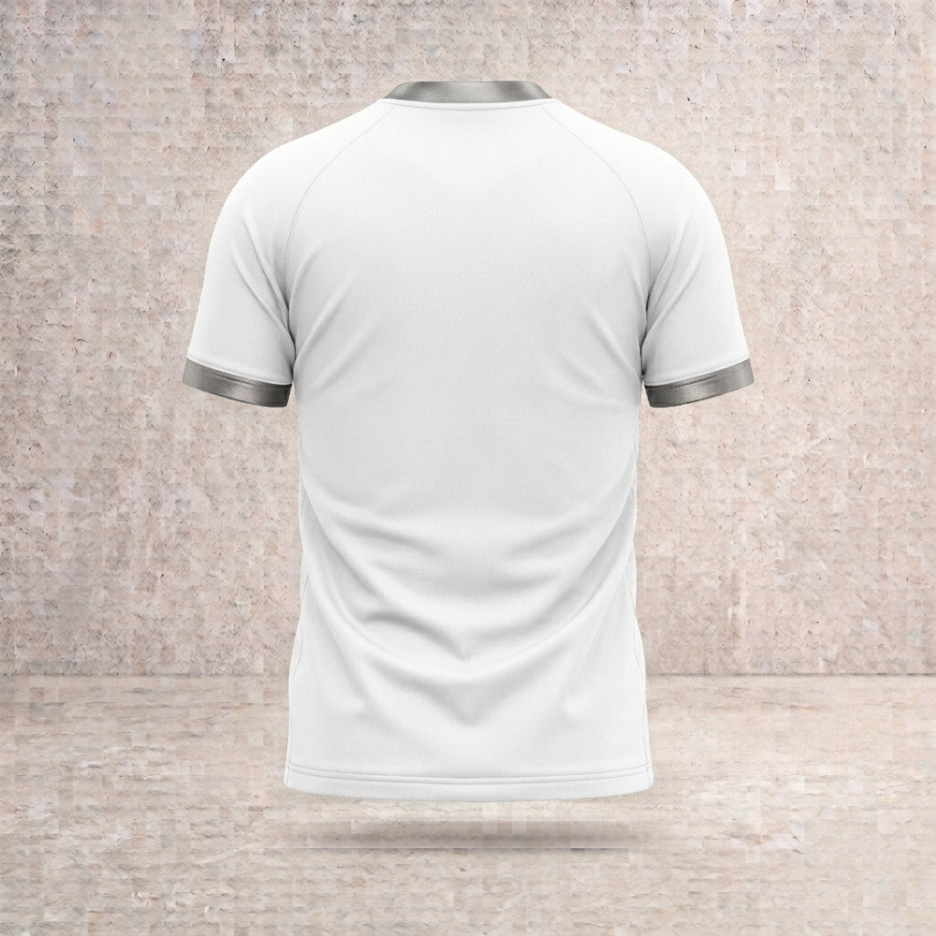Jersey Gool Pure White Performance Jersey | White & Silver Kit