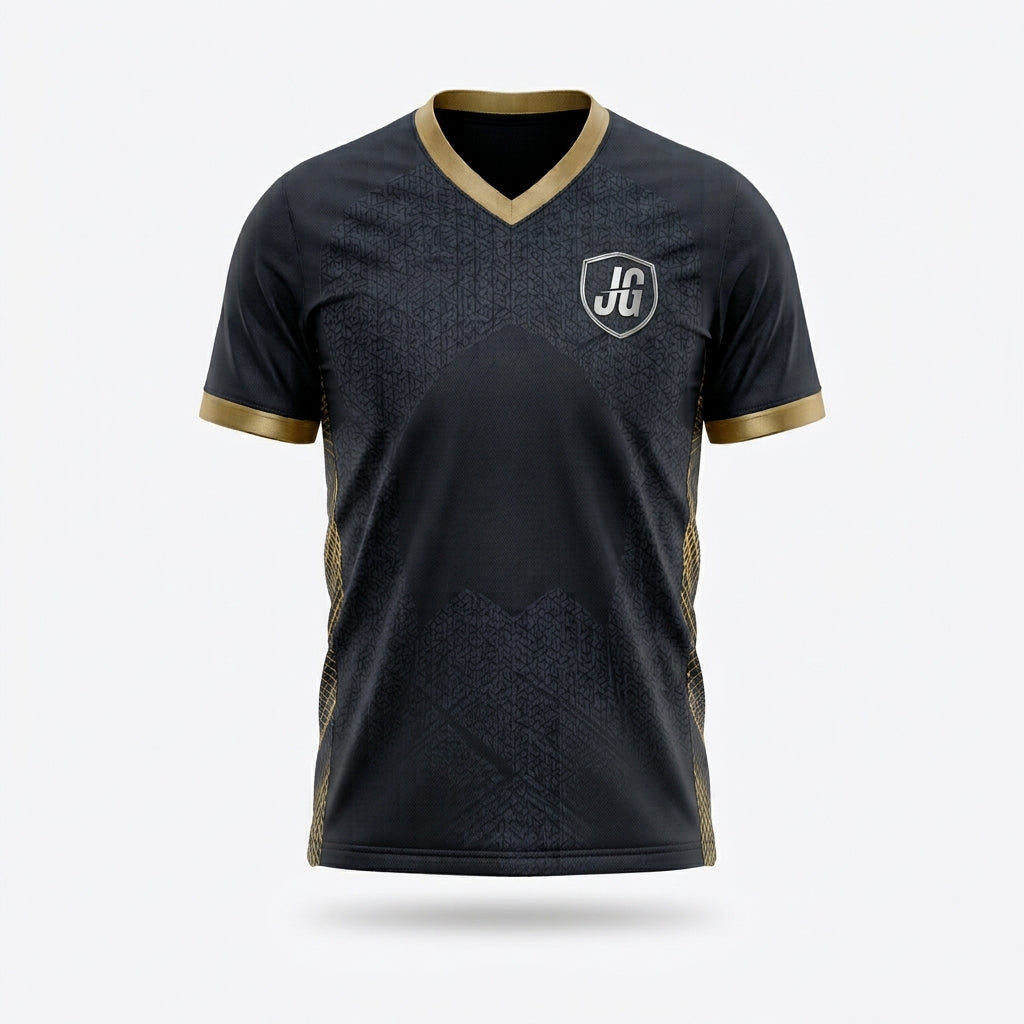 Jersey Gool "Shadow Obsidian" Gold-Trimmed Performance Jersey