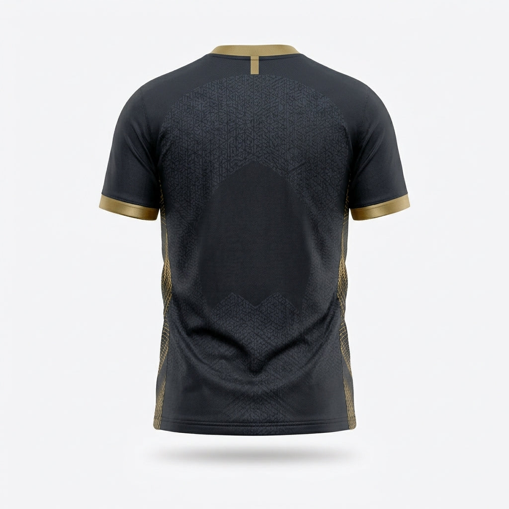 Jersey Gool "Shadow Obsidian" Gold-Trimmed Performance Jersey