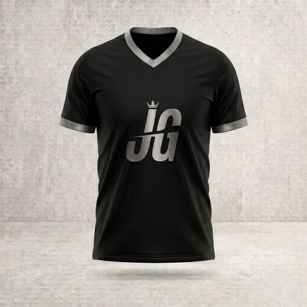 Jersey Gool "Shadow" Performance Jersey - Black/Silver Stealth Kit