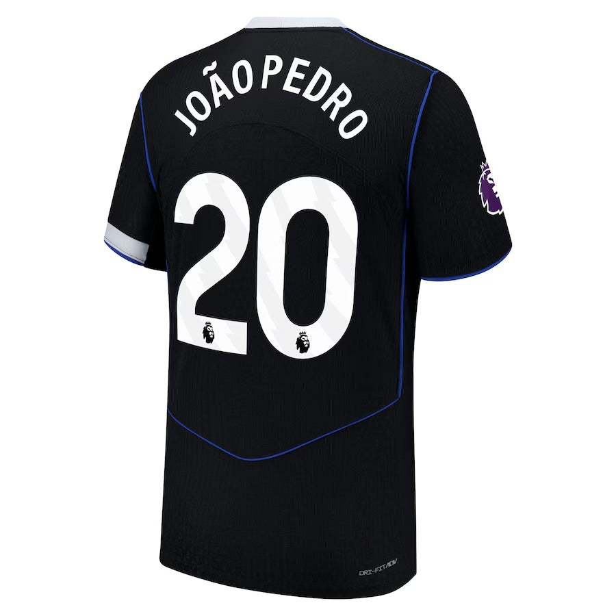 João Pedro Chelsea 2025/26 Third Player Shirt - Black