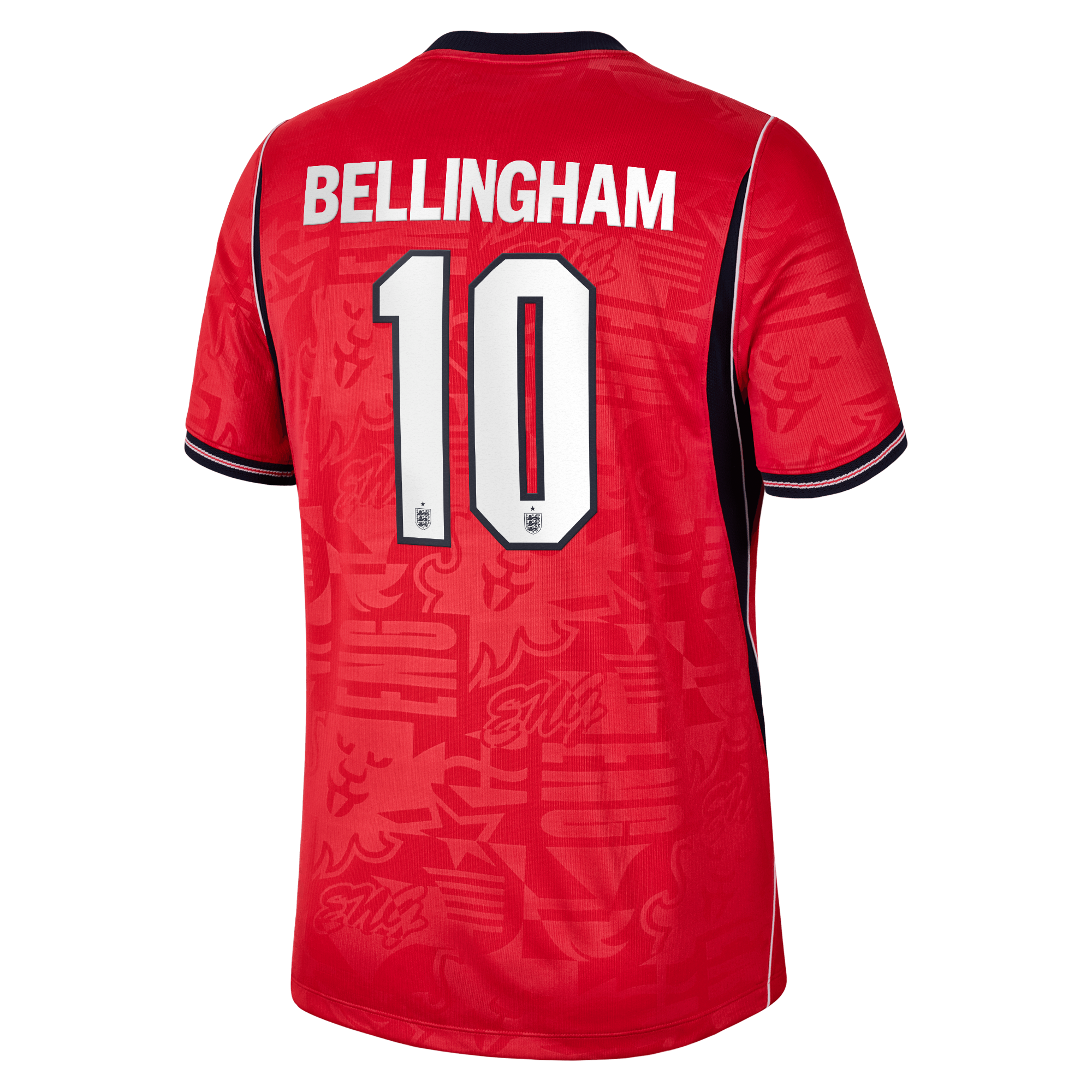 Jude Bellingham England National Team Jersey Gool - 2026 Away Stadium  Replica Jersey - Red