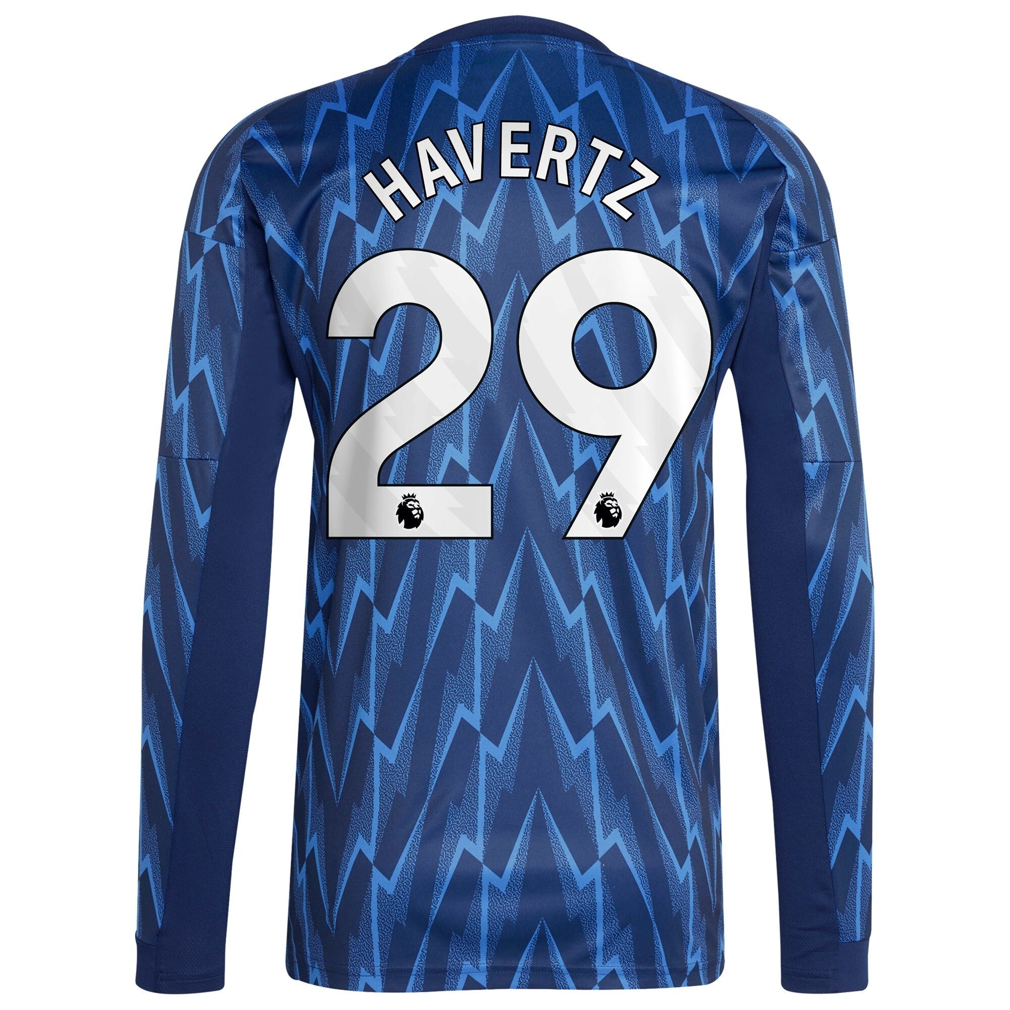 Kai Havertz Arsenal 2025/26 Away Long Sleeve Player Shirt - Blue